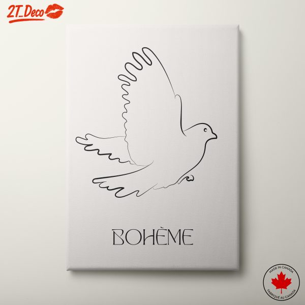 Whimsical Bohemian Bird Art