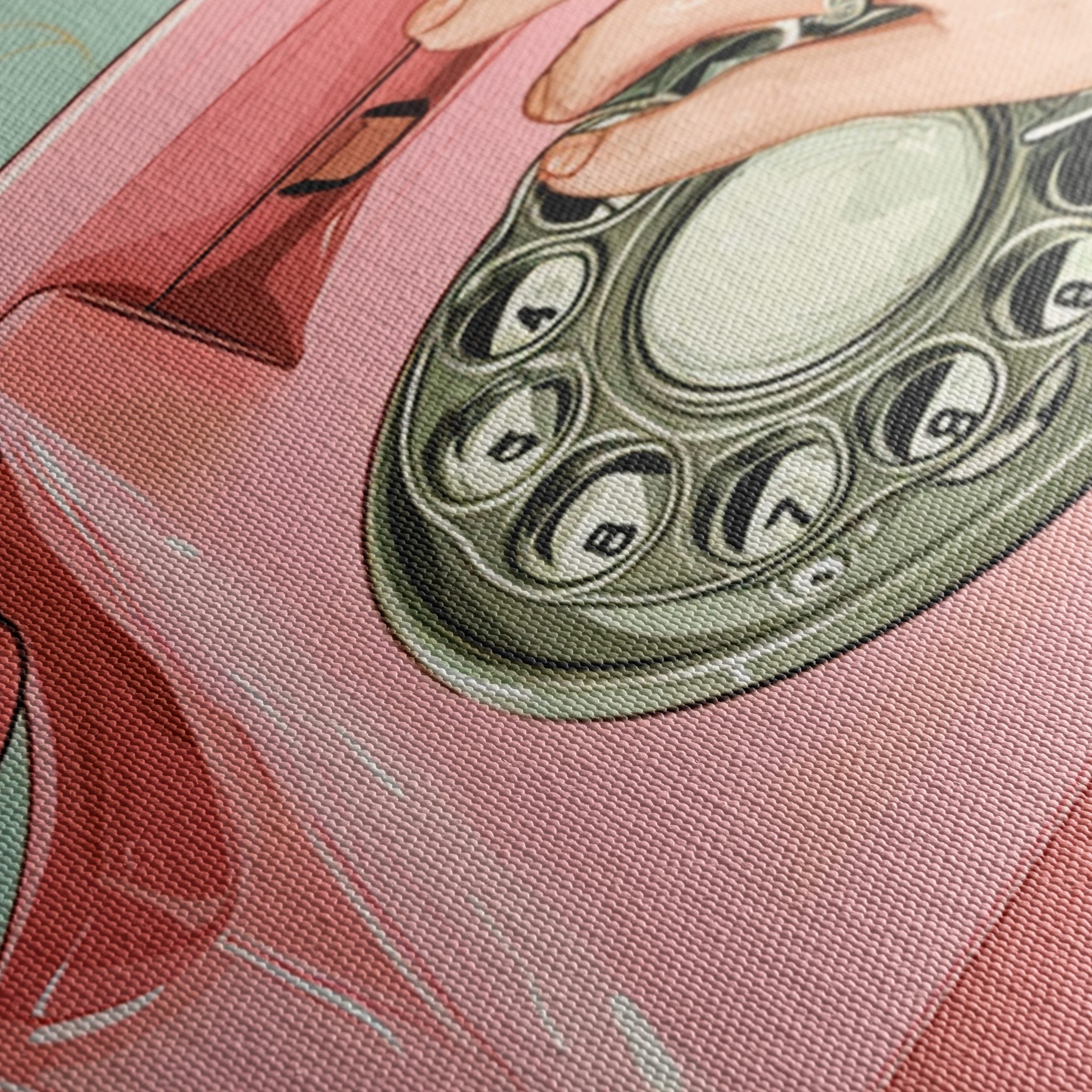 Pink Vintage Telephone Artwork - Image 5