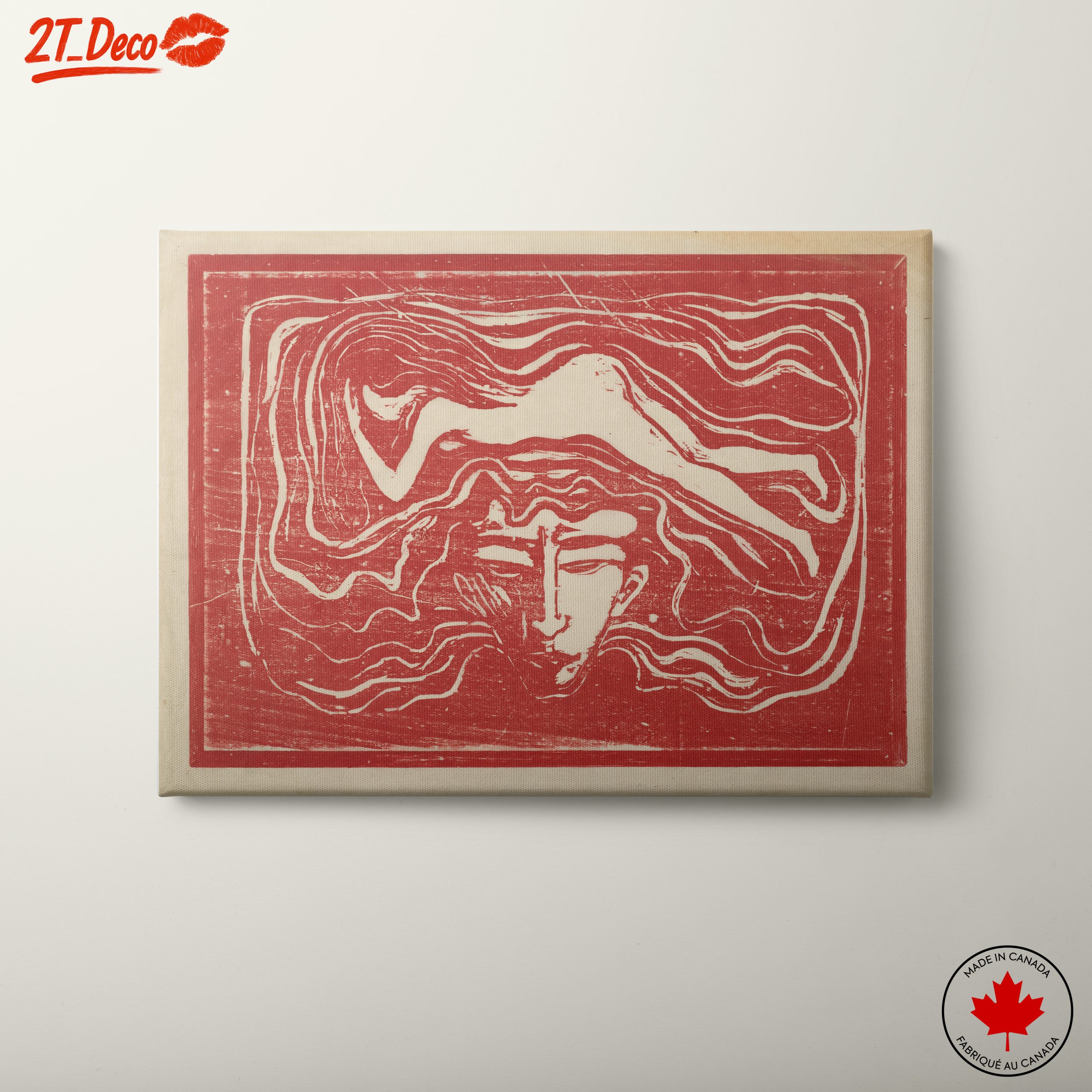 Abstract Figure Art with Fluid Lines
