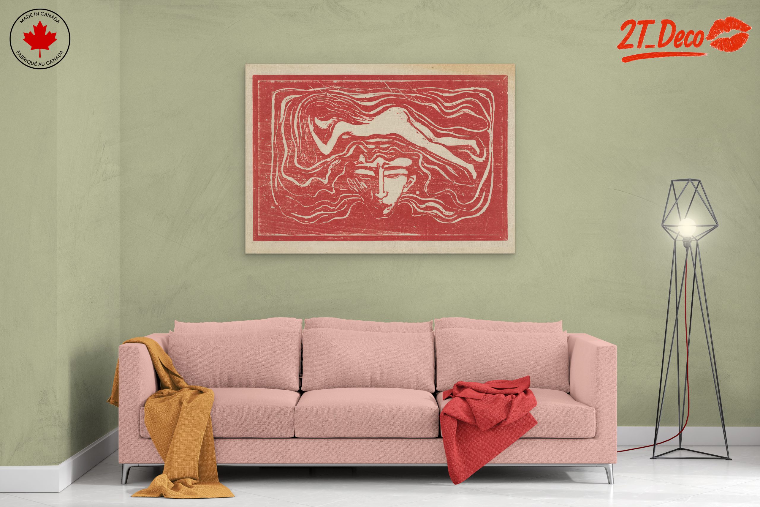 Abstract Figure Art with Fluid Lines - Image 2