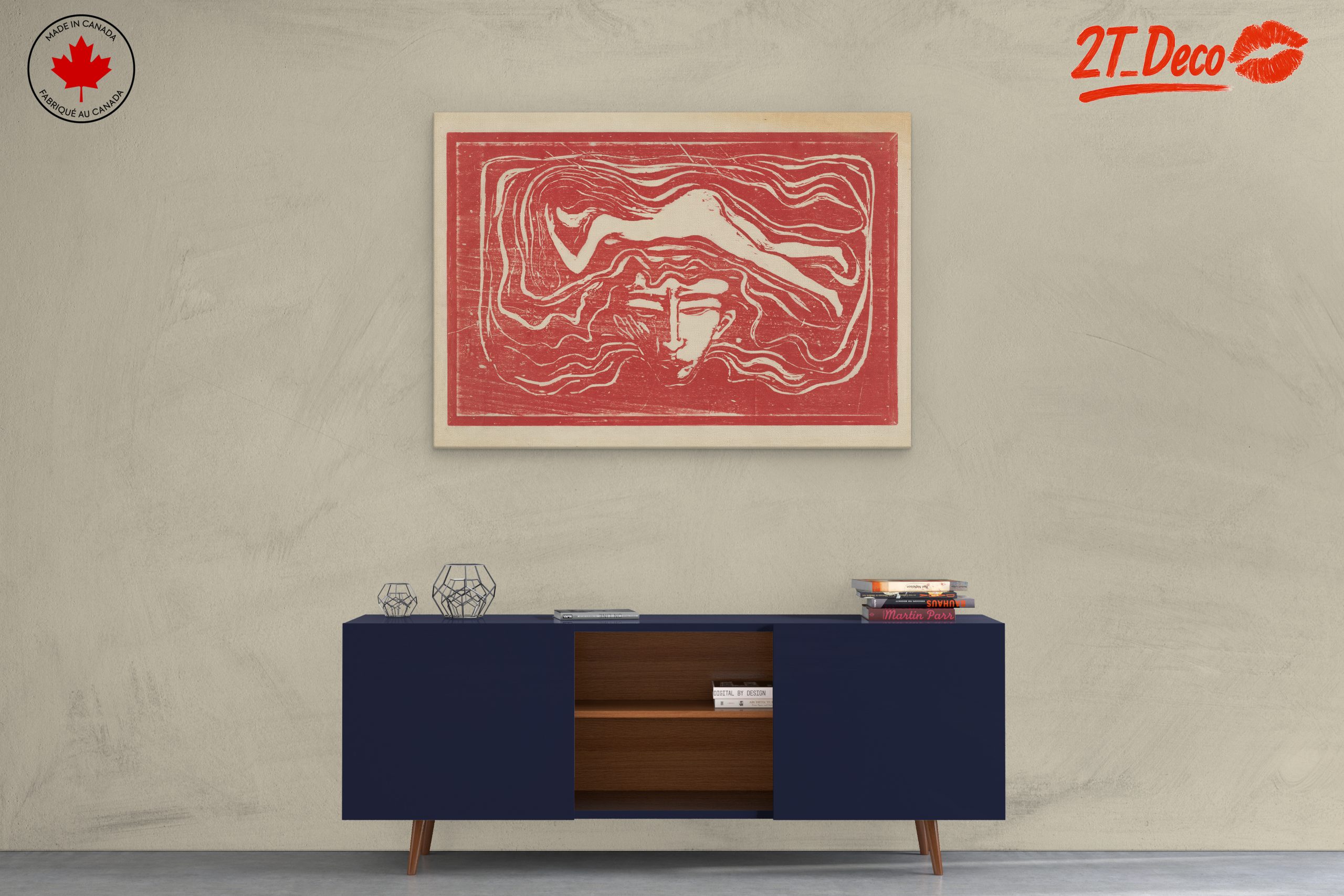 Abstract Figure Art with Fluid Lines - Image 3