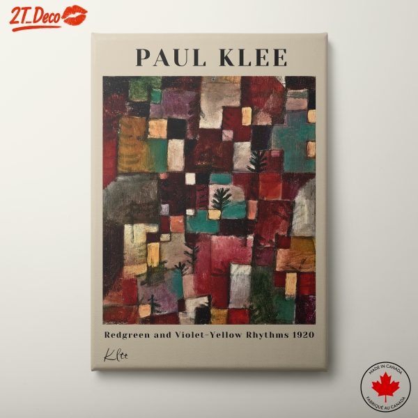 Paul Klee Inspired Colorful Abstract Artwork