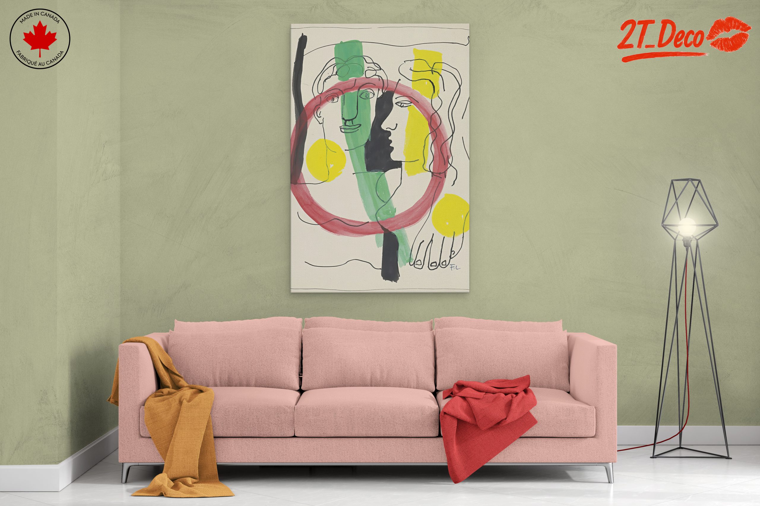 Abstract Contemporary Portrait Artwork 2 - Image 2