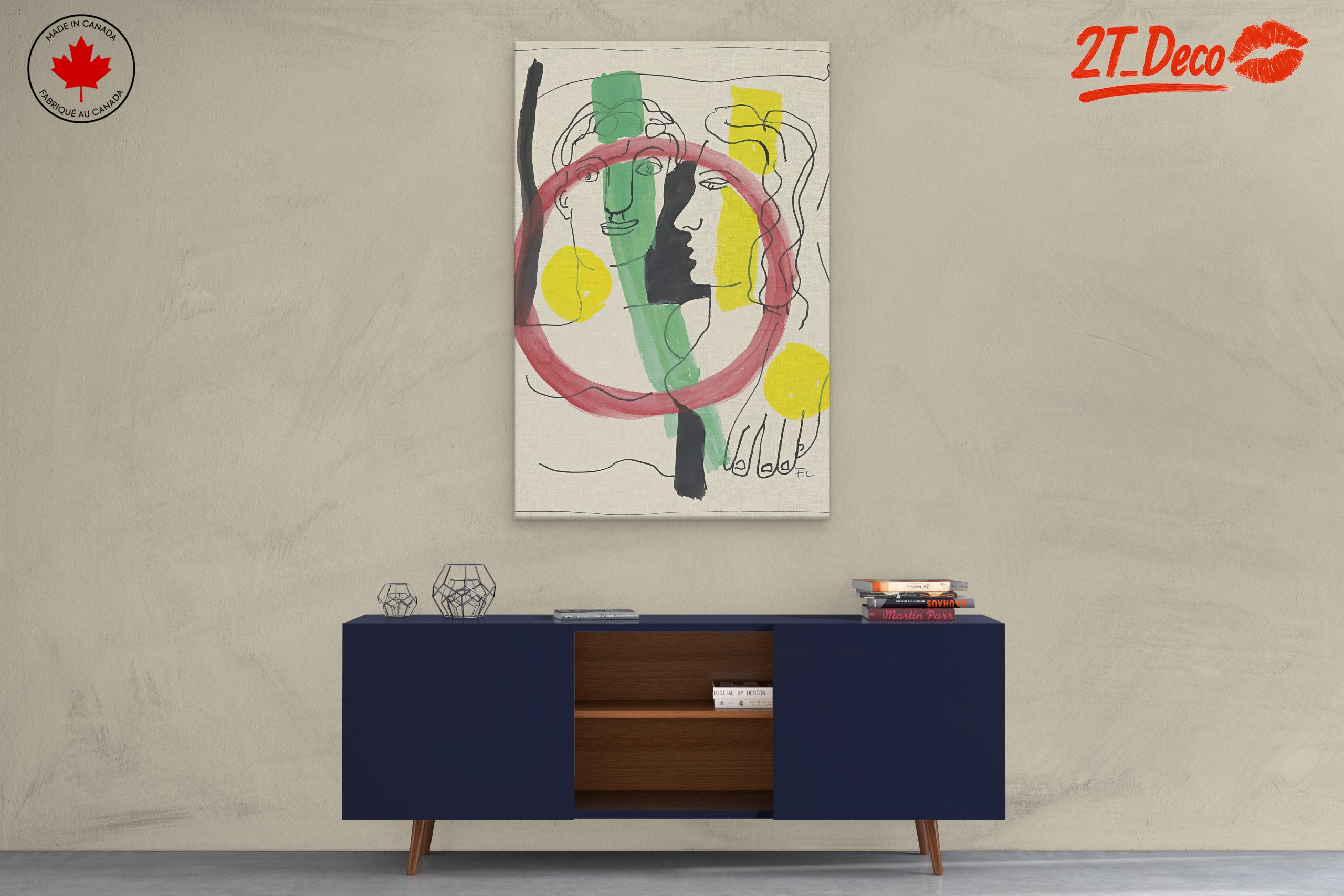 Abstract Contemporary Portrait Artwork 2 - Image 3
