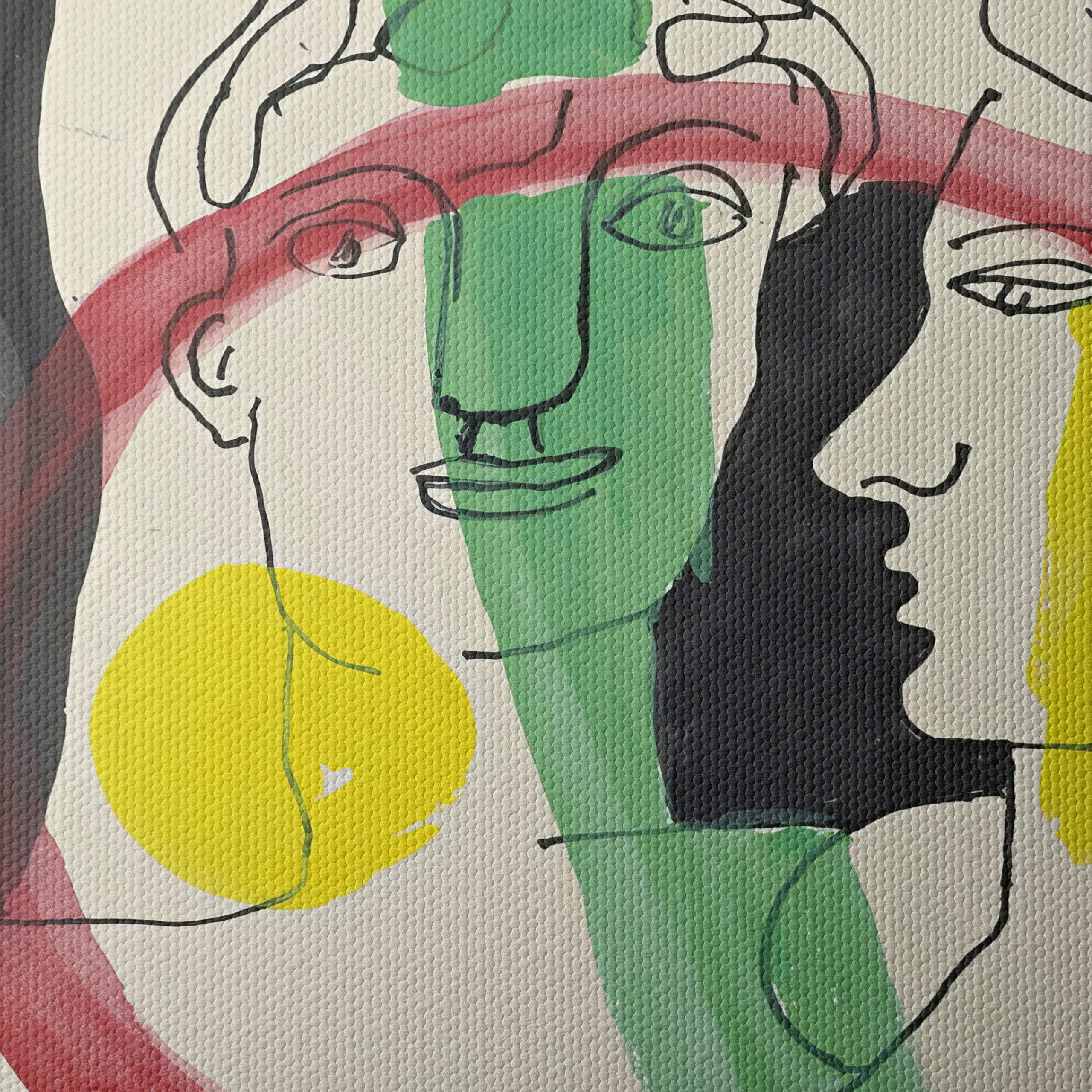 Abstract Contemporary Portrait Artwork 2 - Image 4