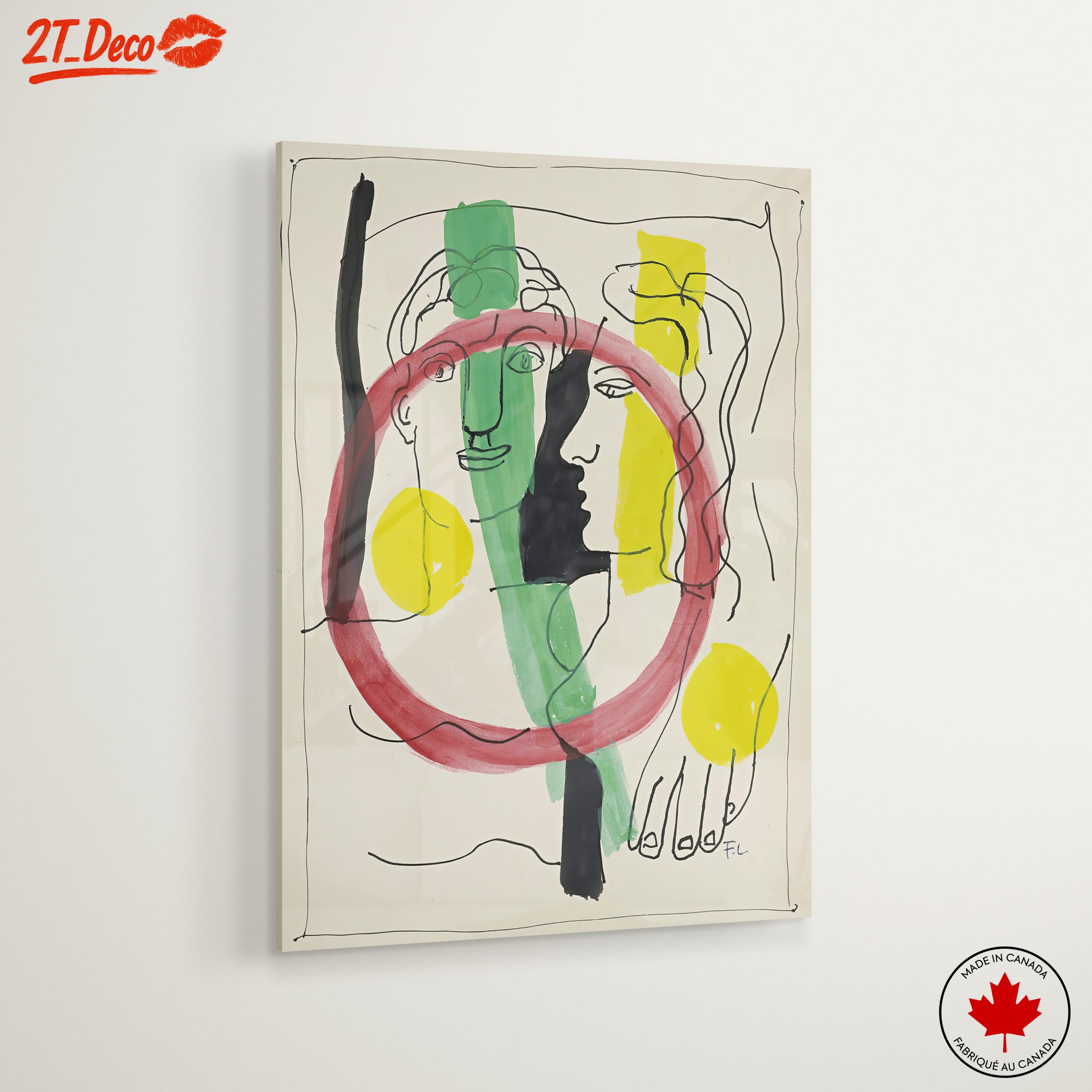 Abstract Contemporary Portrait Artwork 2 - Image 6