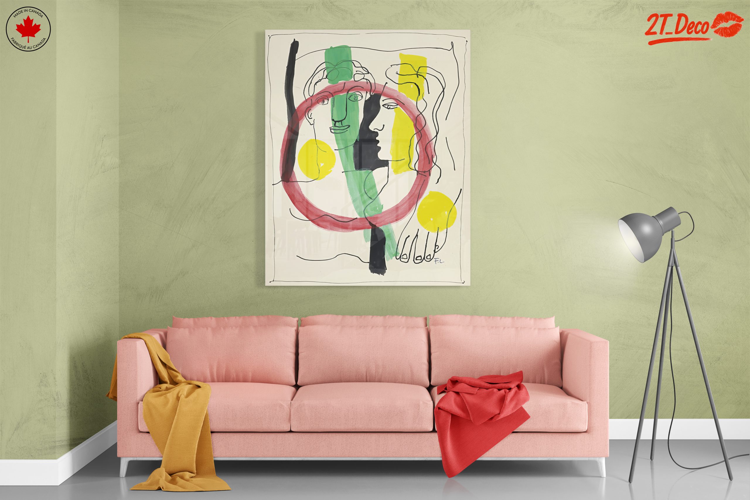 Abstract Contemporary Portrait Artwork 2 - Image 7