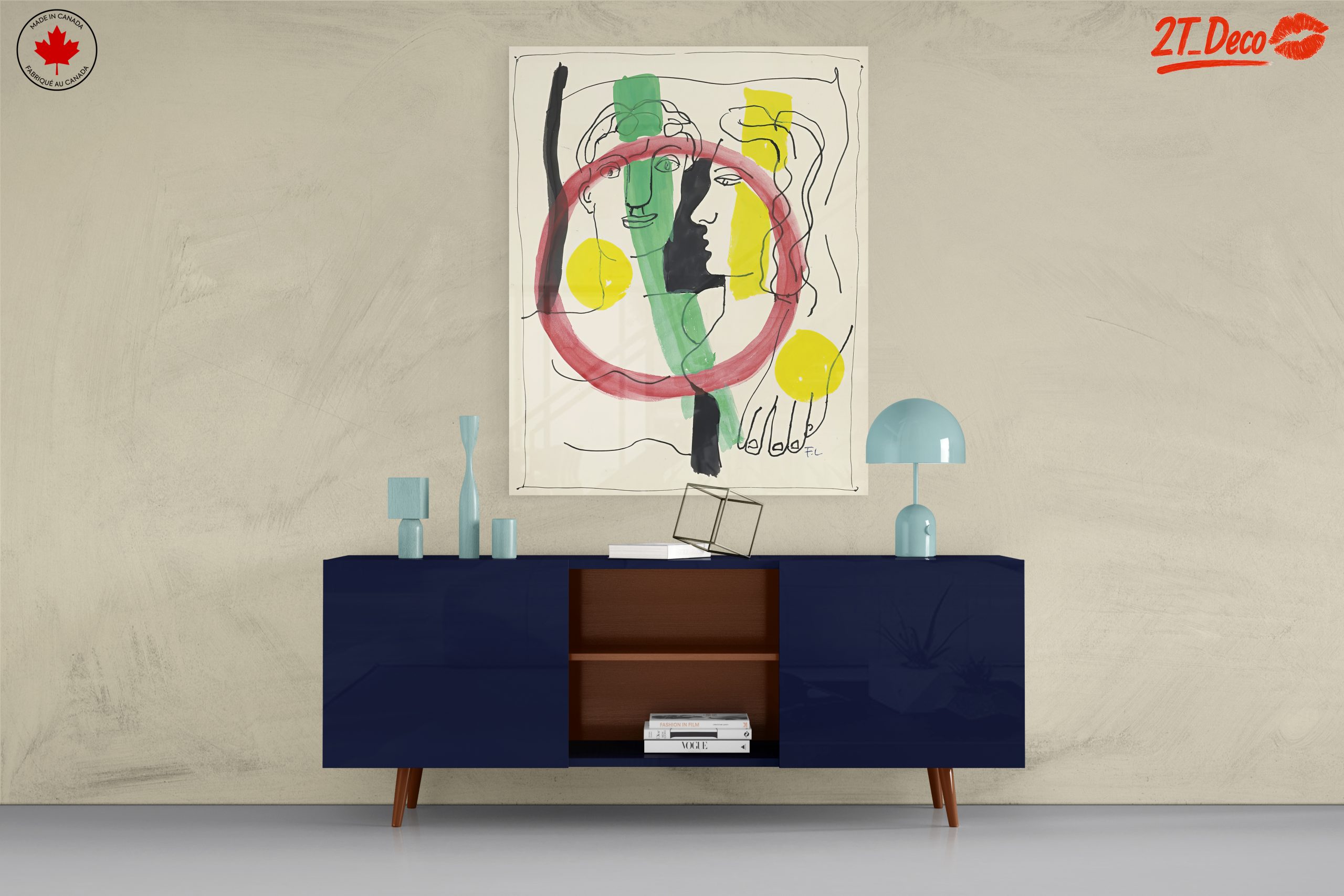 Abstract Contemporary Portrait Artwork 2 - Image 8