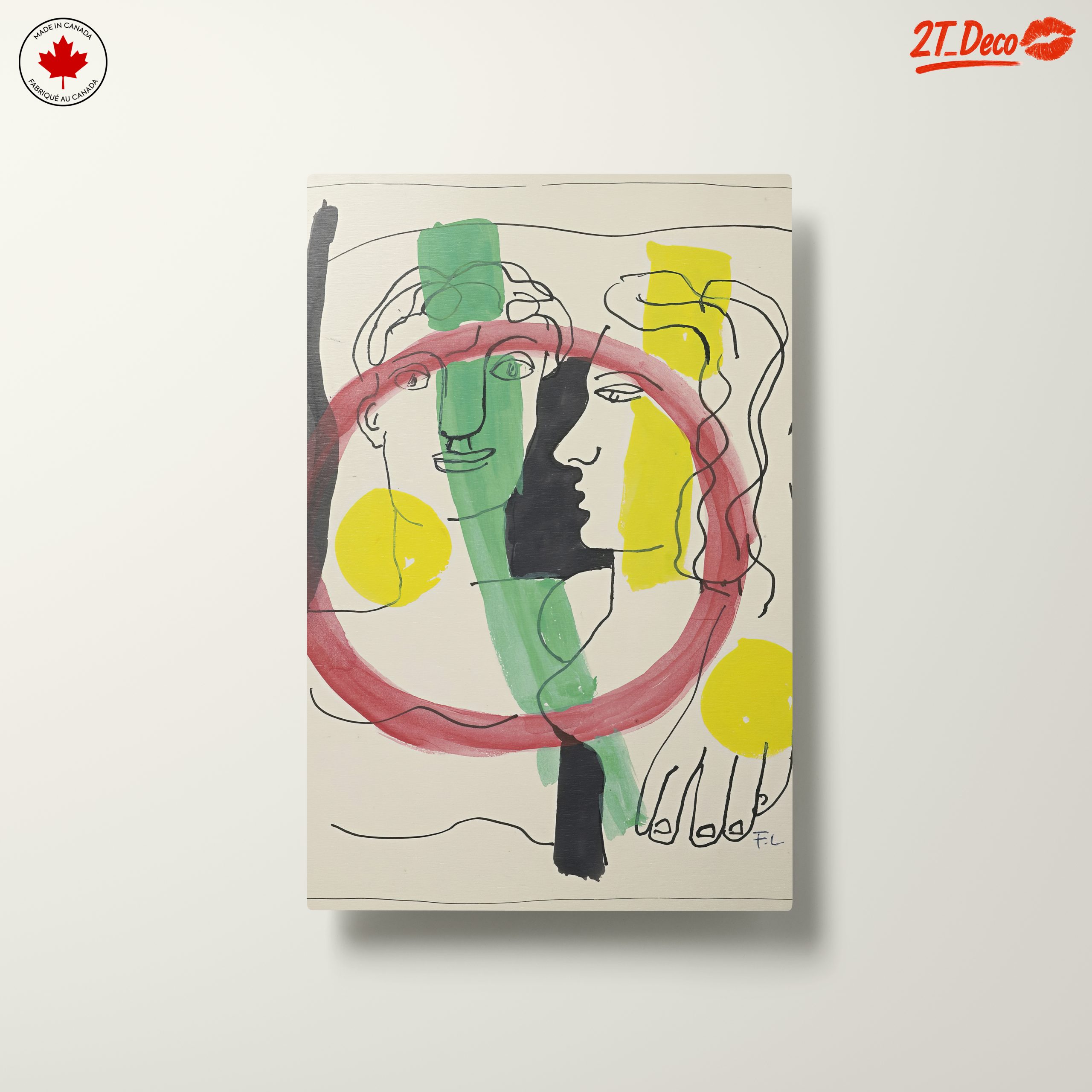 Abstract Contemporary Portrait Artwork 2 - Image 10