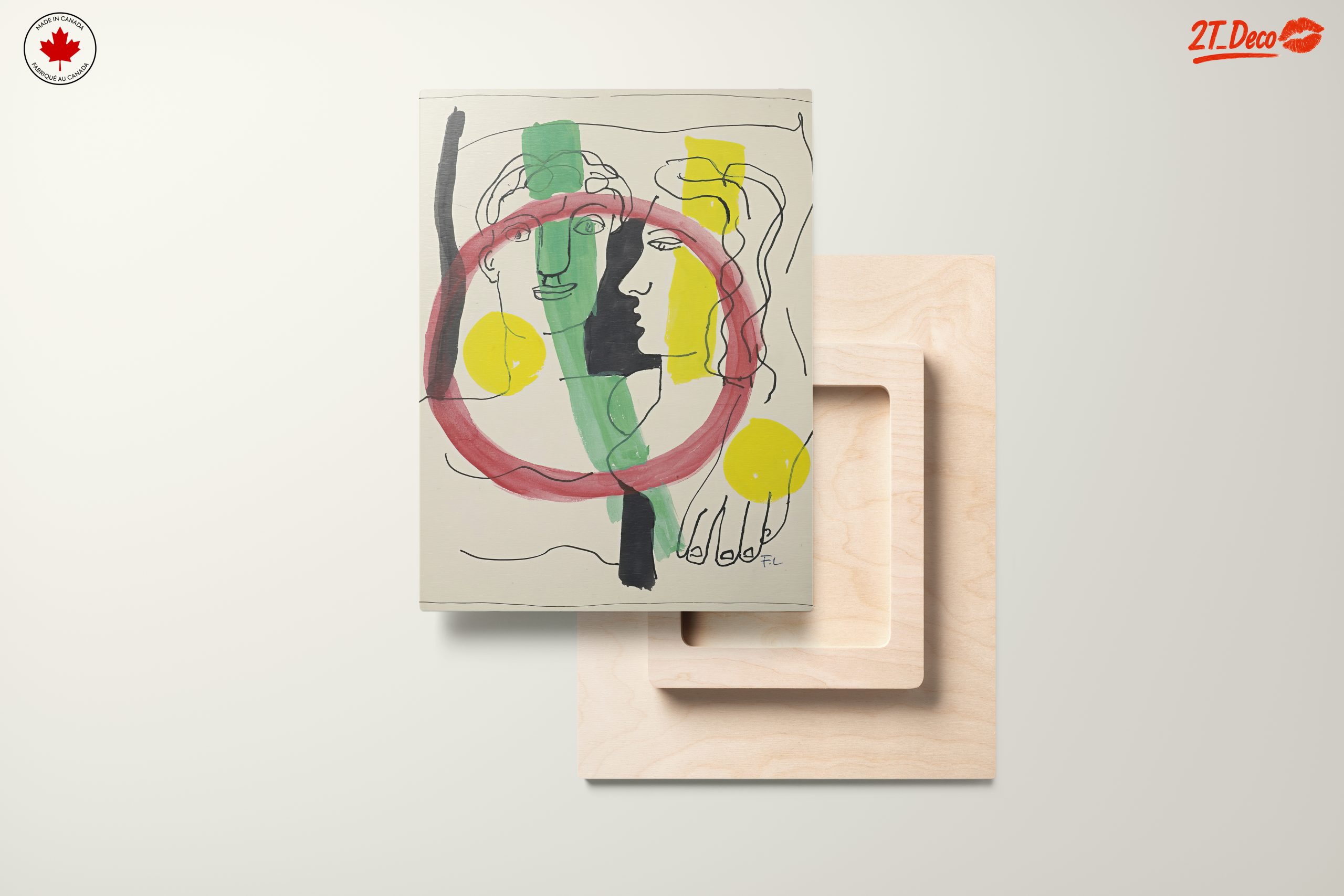Abstract Contemporary Portrait Artwork 2 - Image 11