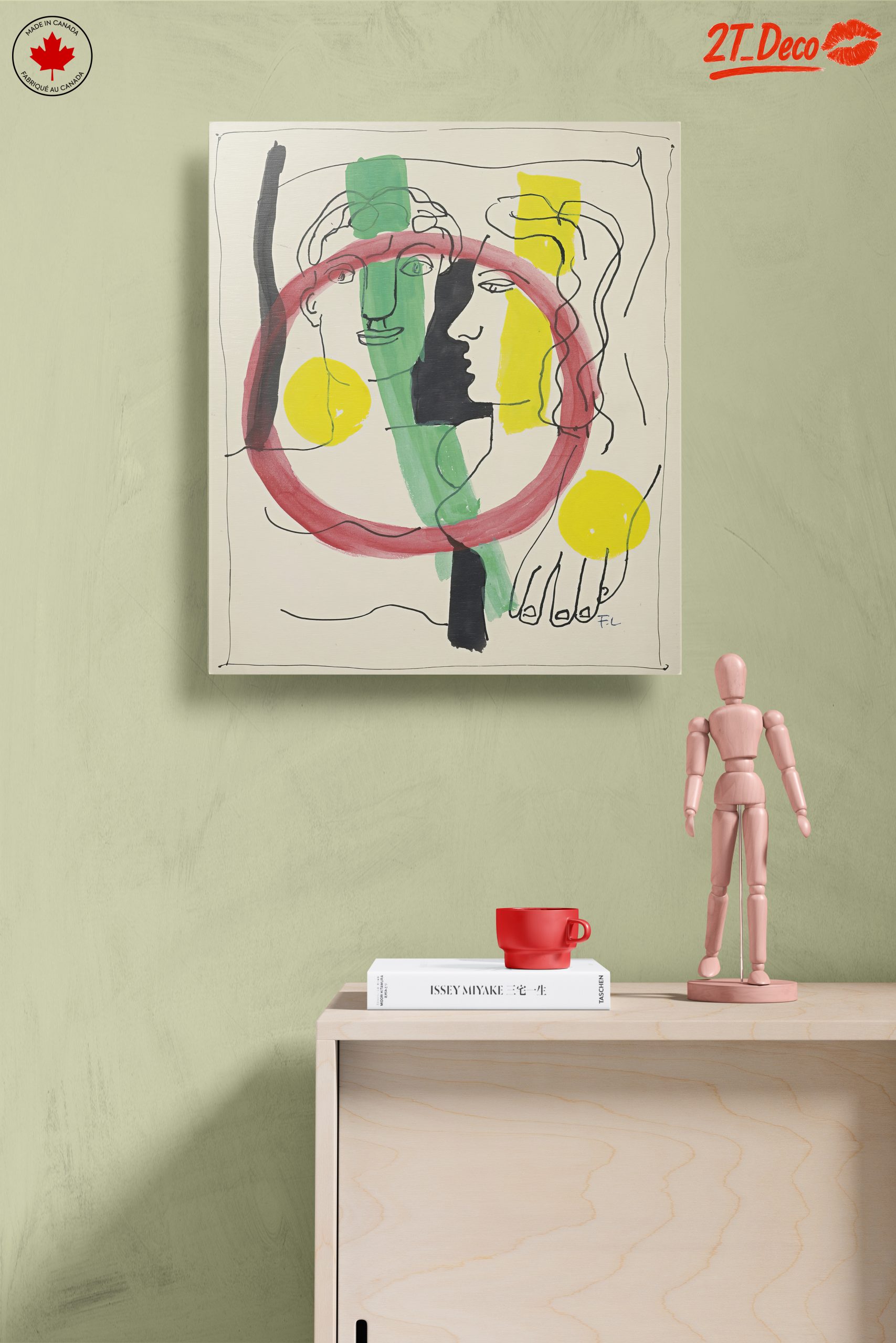 Abstract Contemporary Portrait Artwork 2 - Image 14