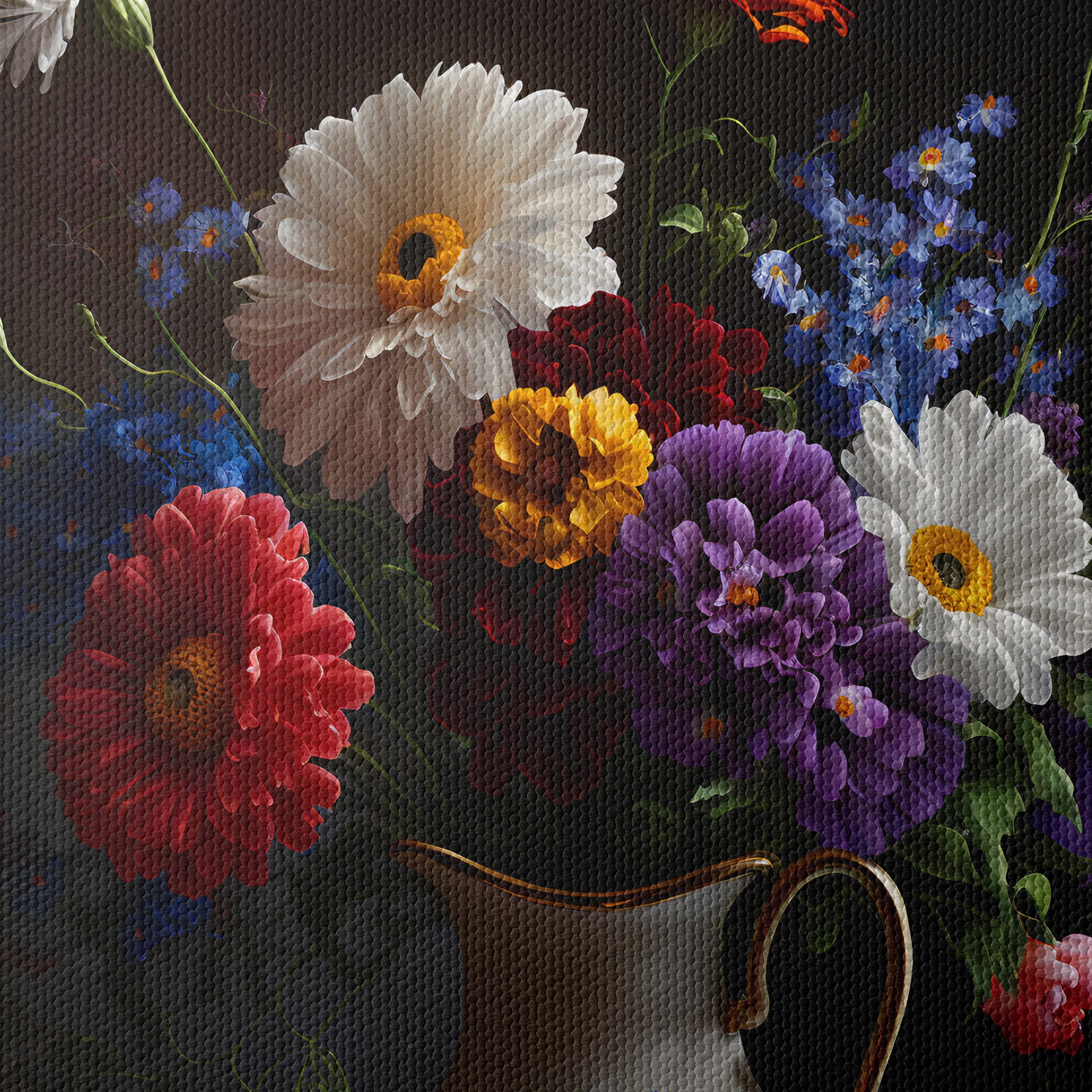 Vibrant Floral Arrangement in Classic Vase - Image 4