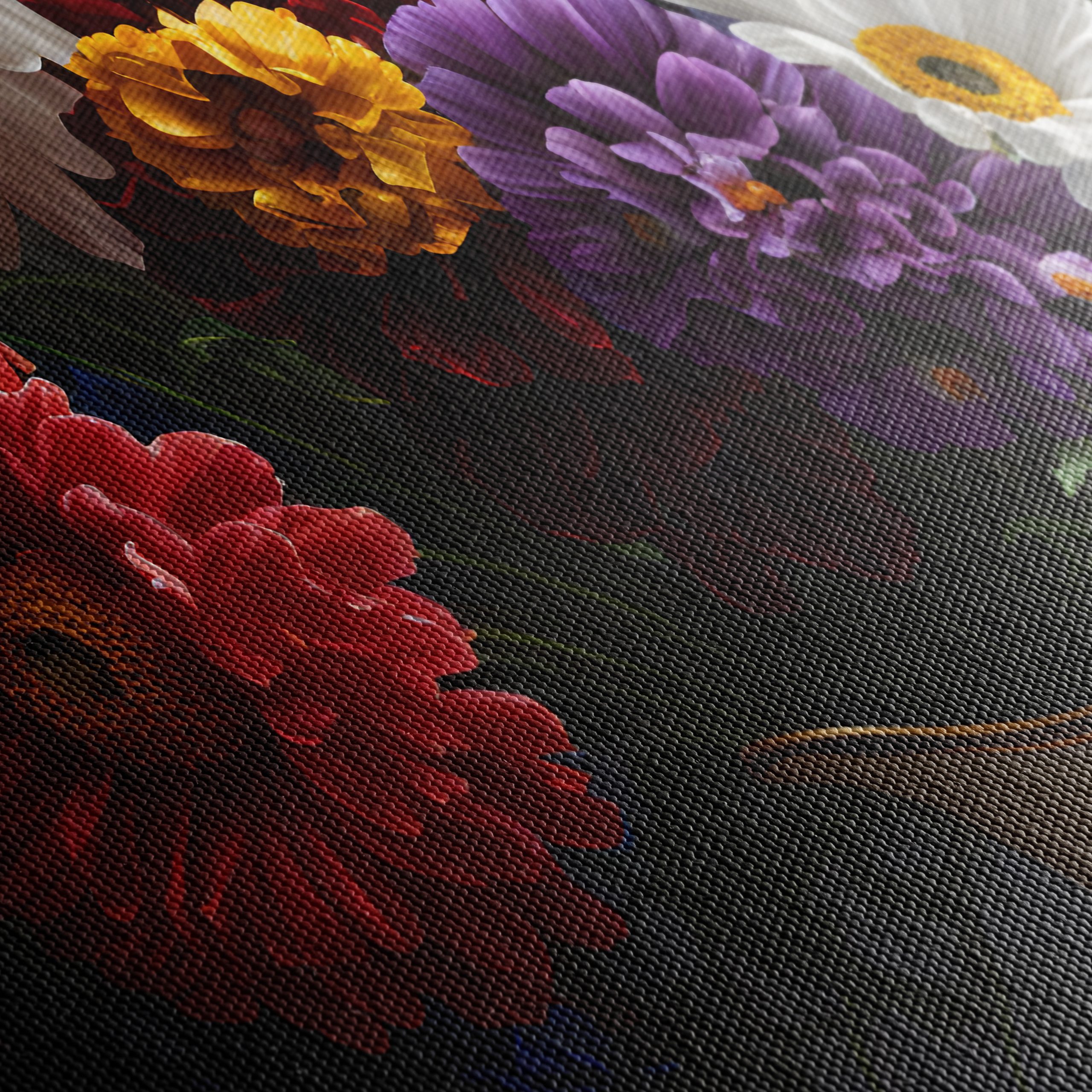 Vibrant Floral Arrangement in Classic Vase - Image 5