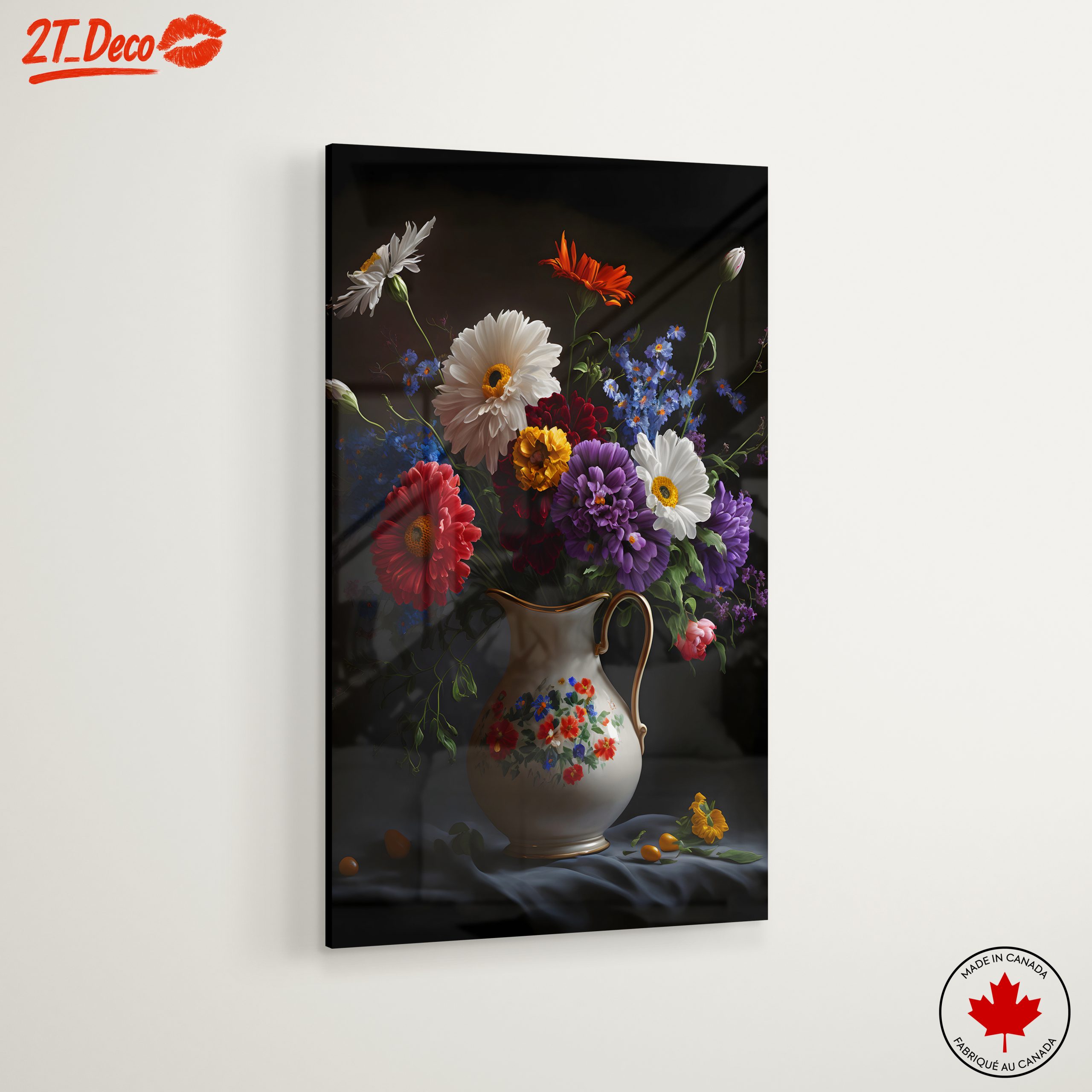 Vibrant Floral Arrangement in Classic Vase - Image 6