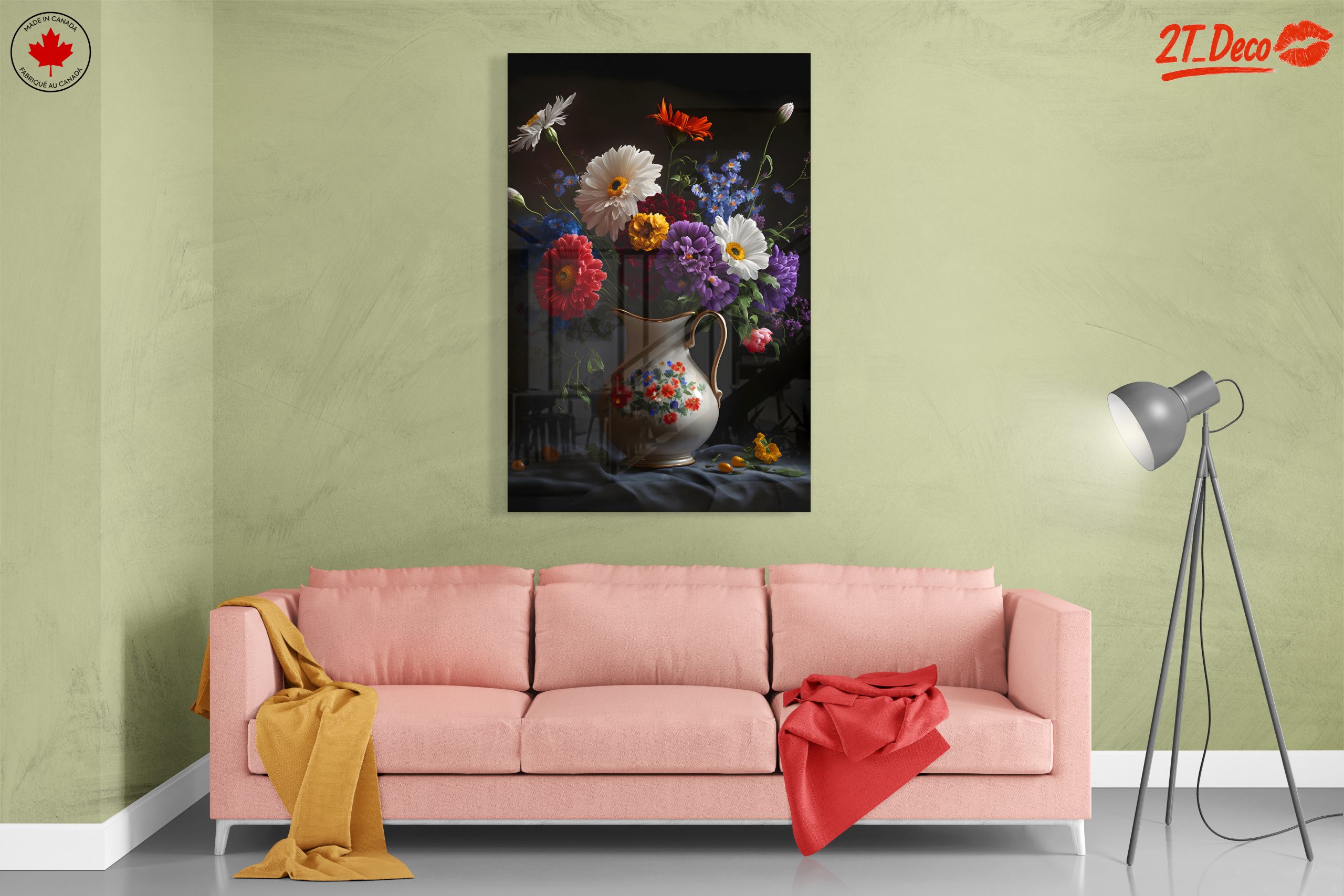 Vibrant Floral Arrangement in Classic Vase - Image 7