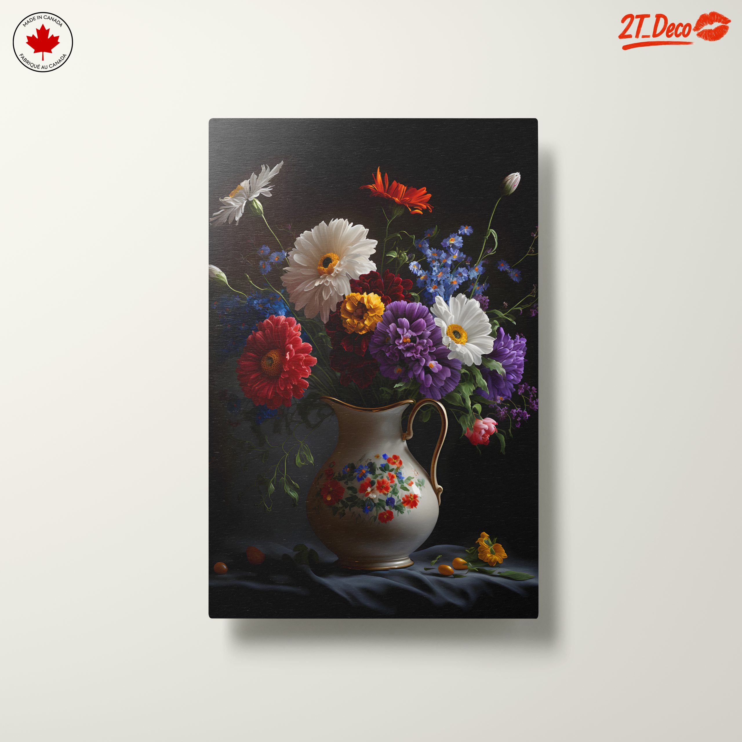 Vibrant Floral Arrangement in Classic Vase - Image 10