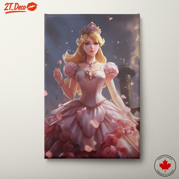 Princess Character in Pink Dress