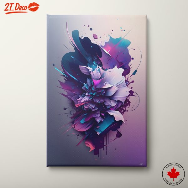 Vibrant Colorful Abstract Portrait Art