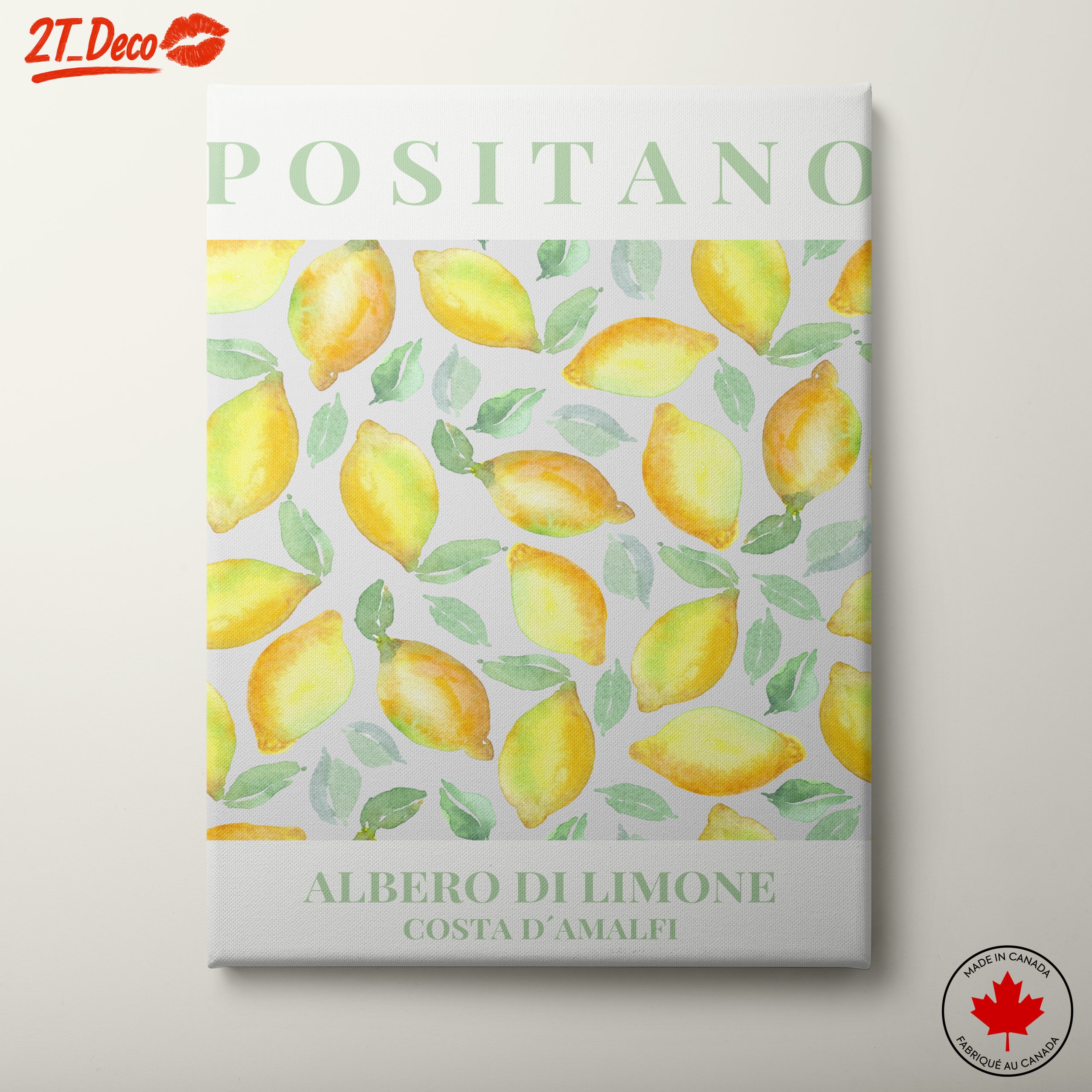 Botanical Lemon Design from Positano