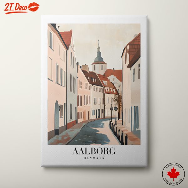 Stylized Urban Landscape of Aalborg