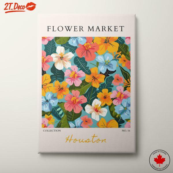 Colorful Floral Art from Houston