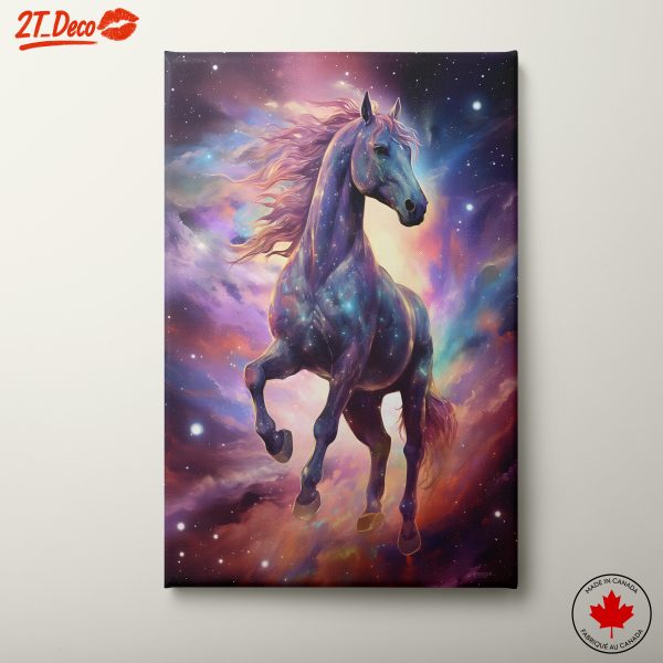 Majestic Cosmic Fantasy Horse Art