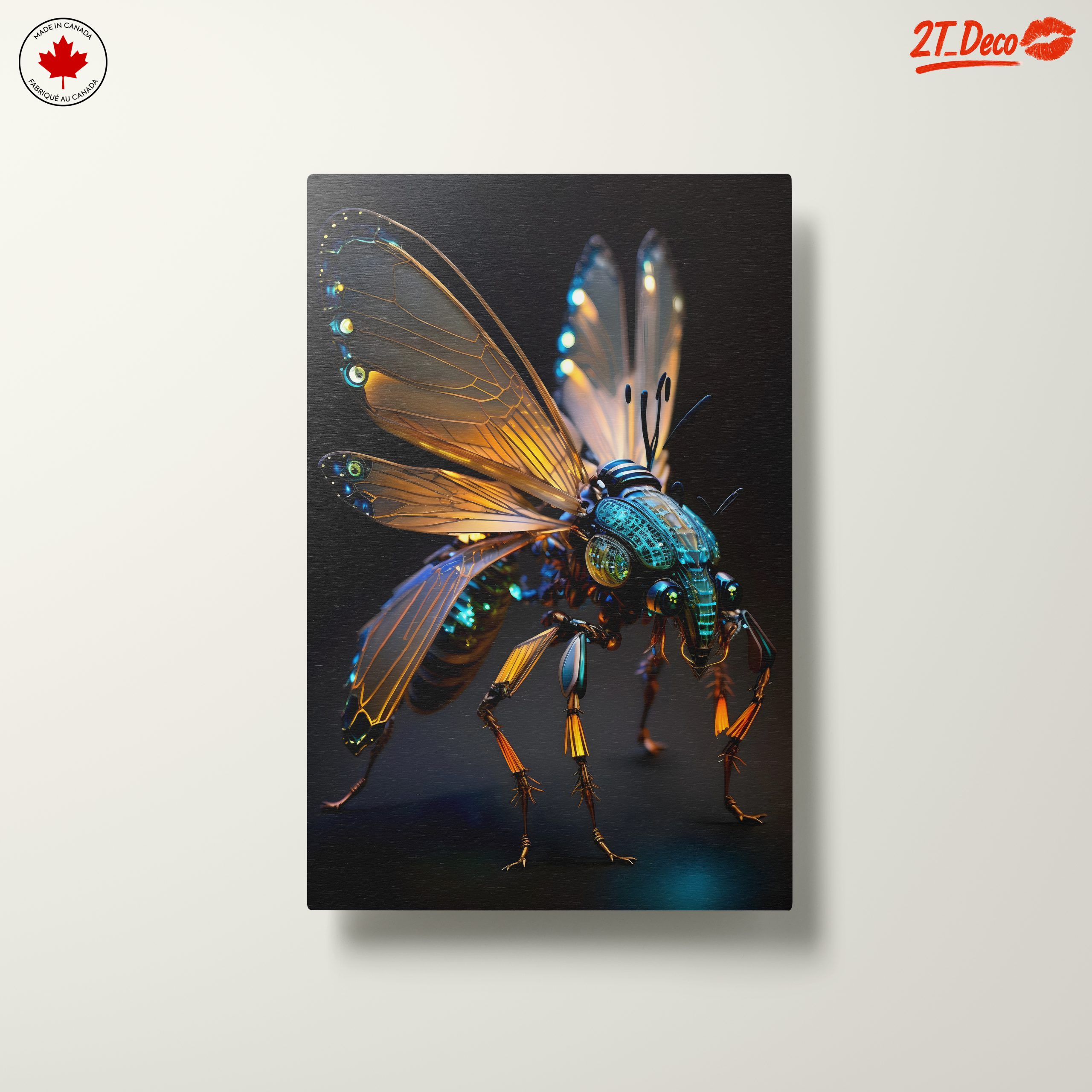 Futuristic Insect Art with Glowing Features - Image 10