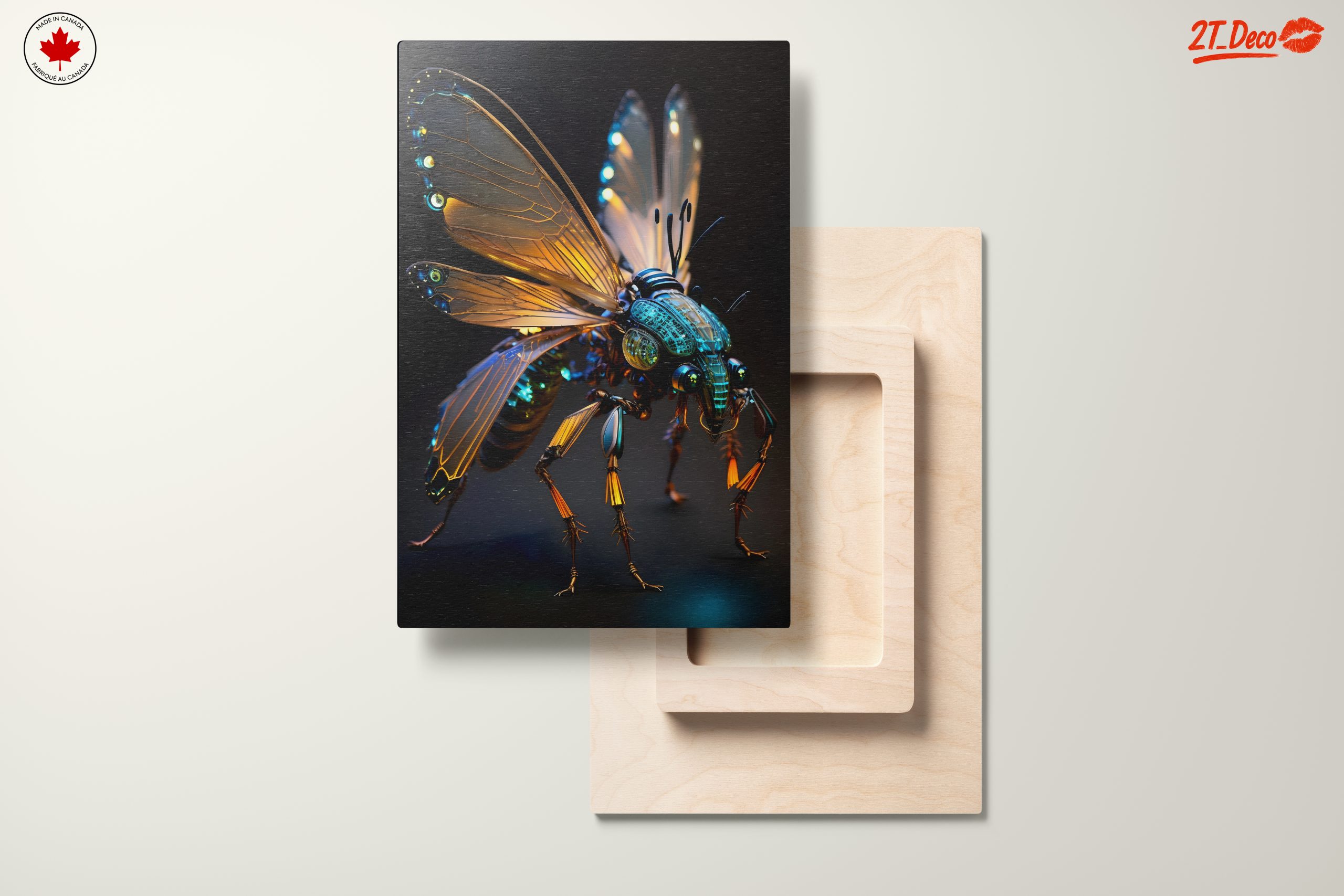 Futuristic Insect Art with Glowing Features - Image 11