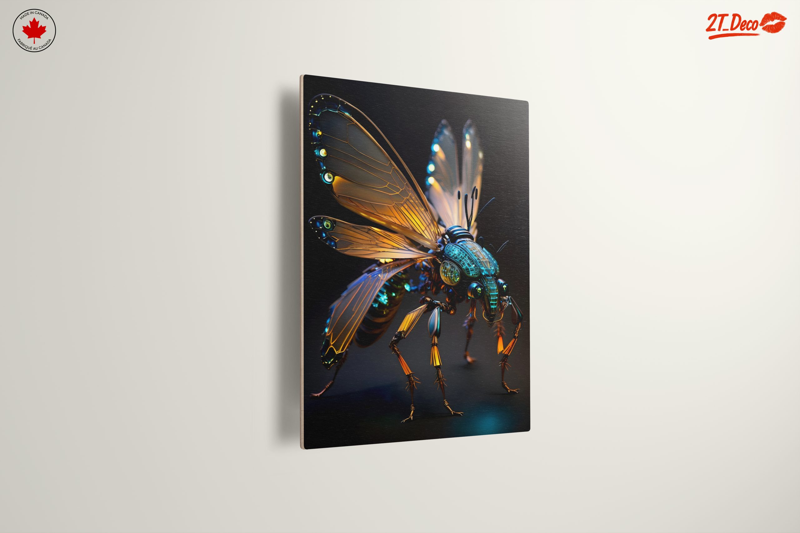 Futuristic Insect Art with Glowing Features - Image 13
