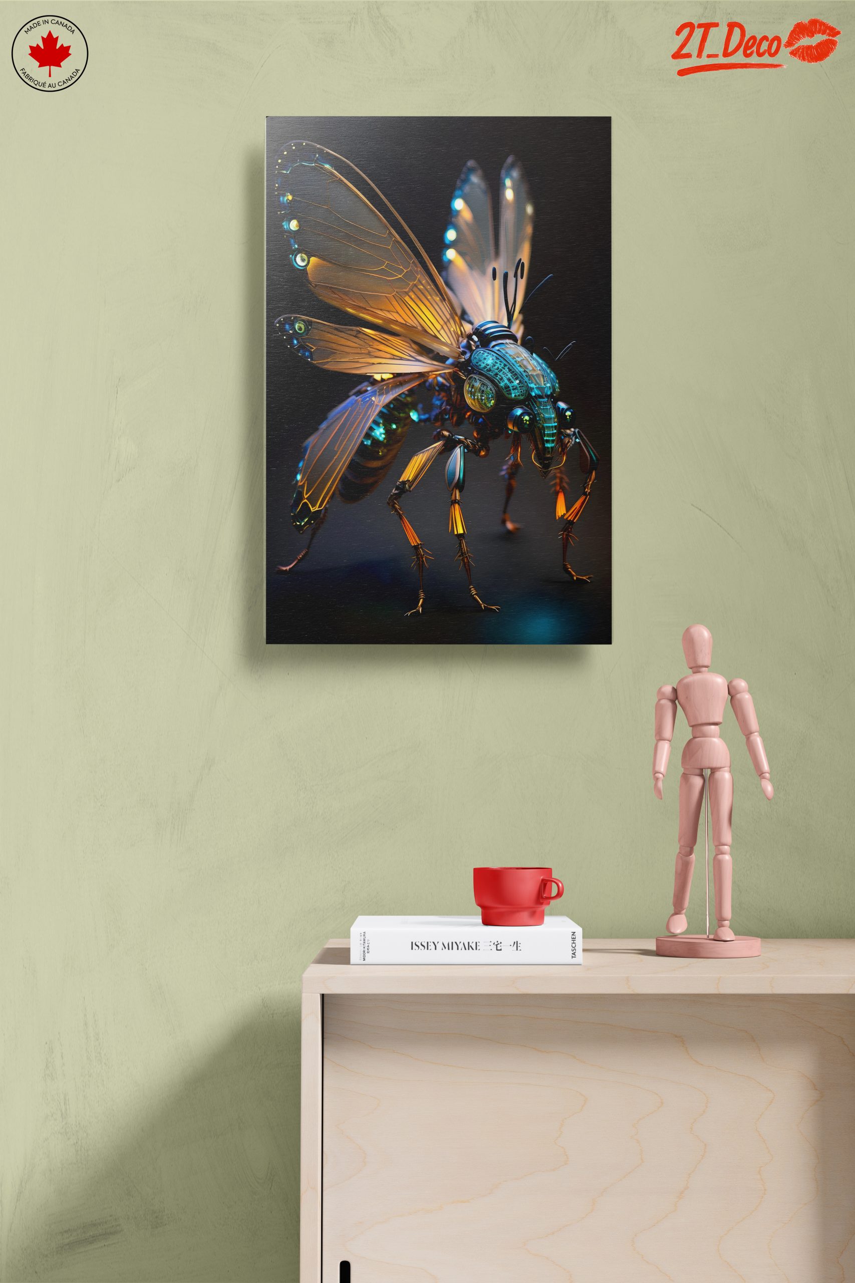 Futuristic Insect Art with Glowing Features - Image 14