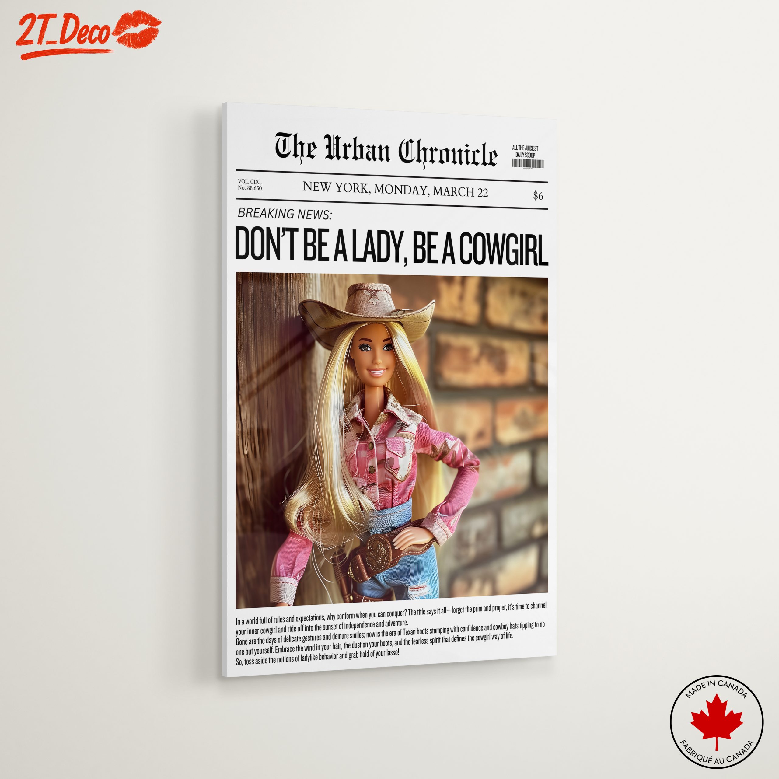 Breaking News: Don't Be a Lady, Be a Cowgirl - Image 6