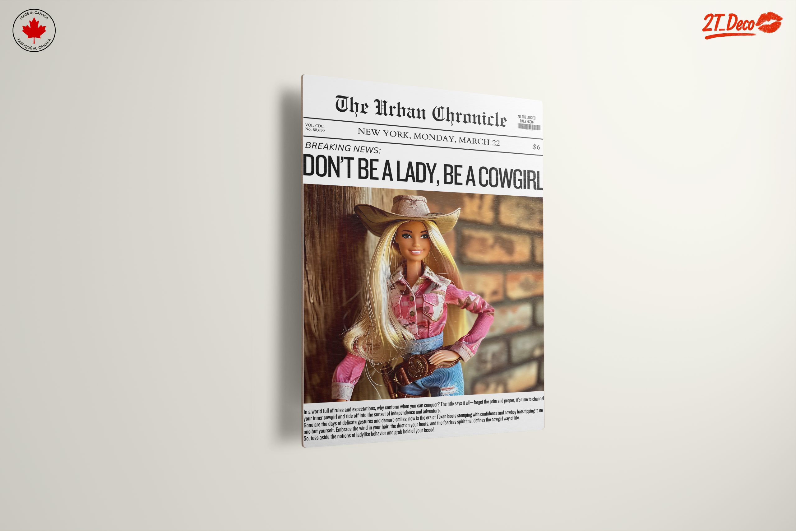 Breaking News: Don't Be a Lady, Be a Cowgirl - Image 13