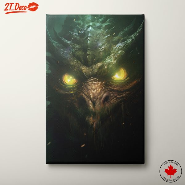 Majestic Fantasy Creature with Glowing Eyes