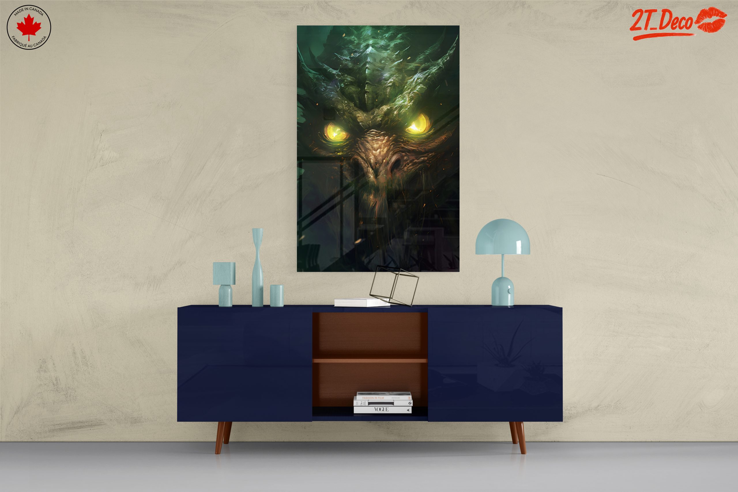 Majestic Fantasy Creature with Glowing Eyes - Image 8
