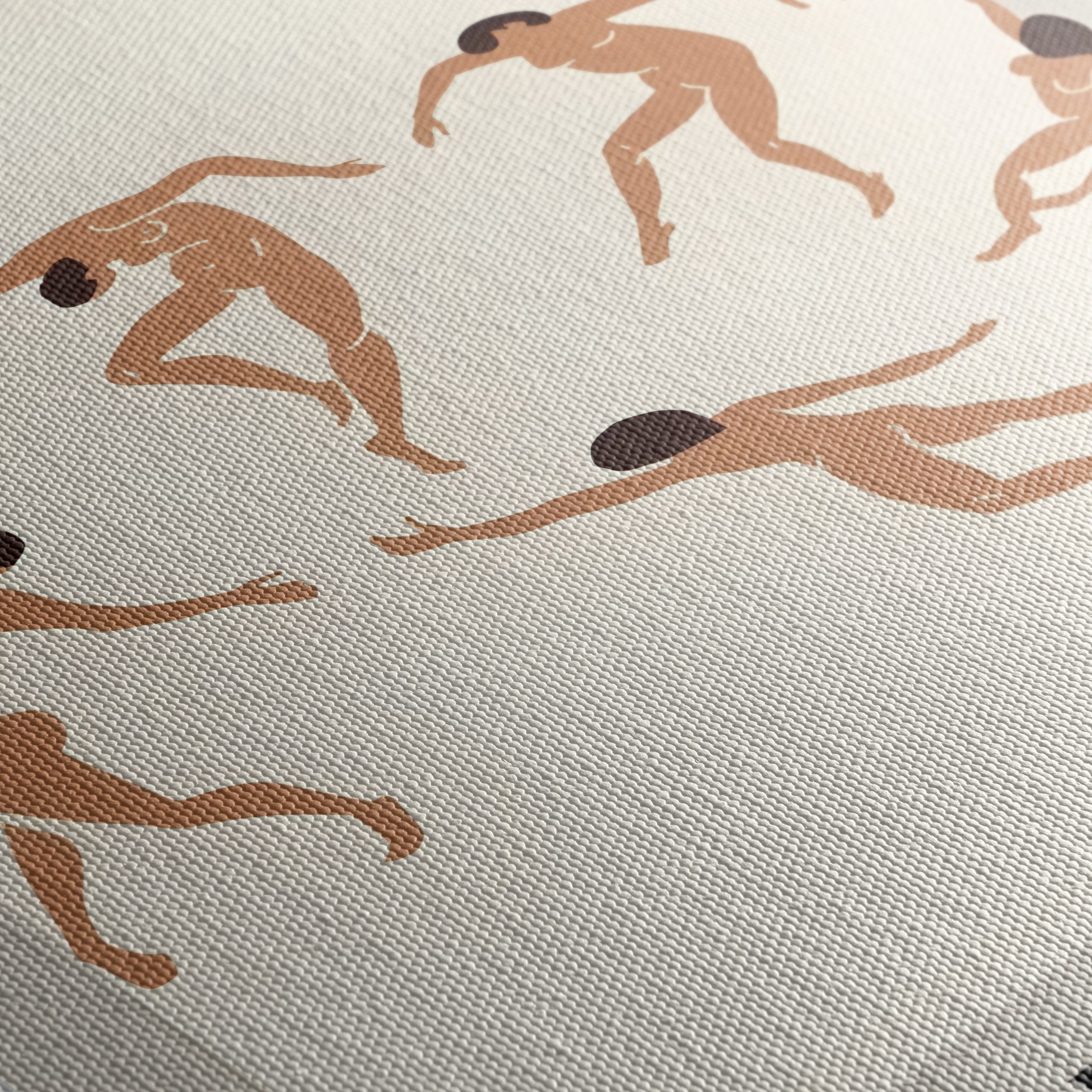 Dynamic Contemporary Portrait Art featuring Figures in Motion - Image 5