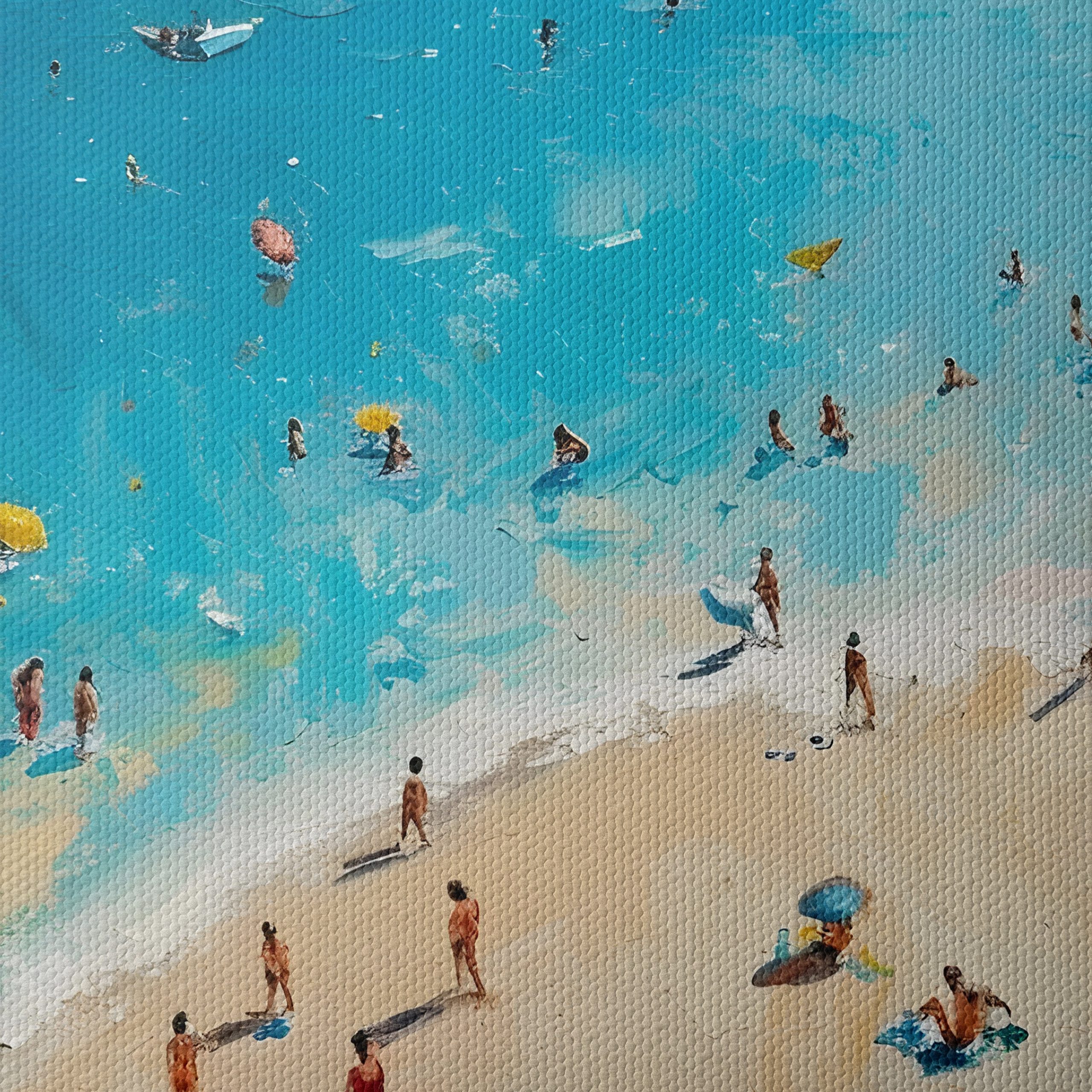 Vibrant Beach Scene with People - Image 4