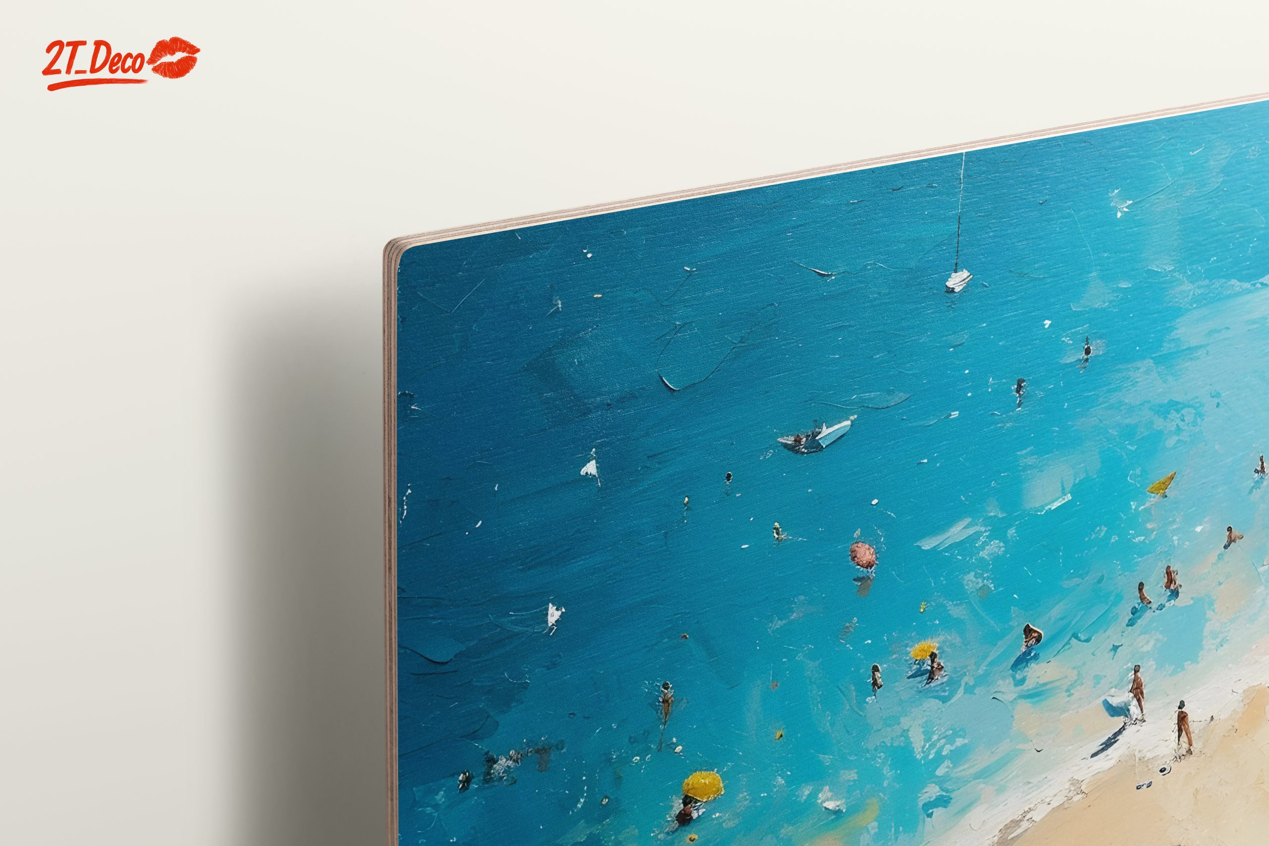 Vibrant Beach Scene with People - Image 15