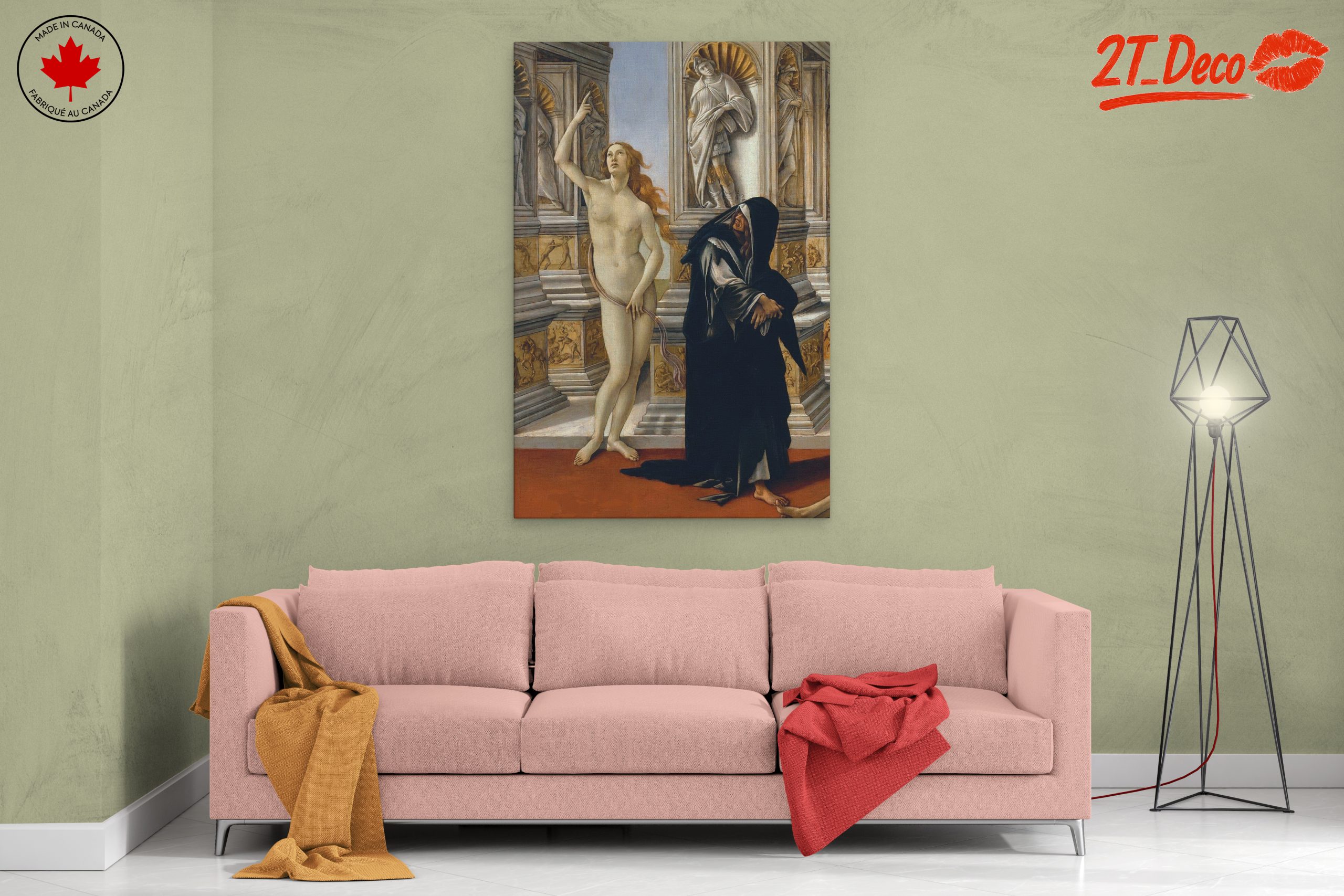 Classical Nude and Religious Figures Artwork - Image 2