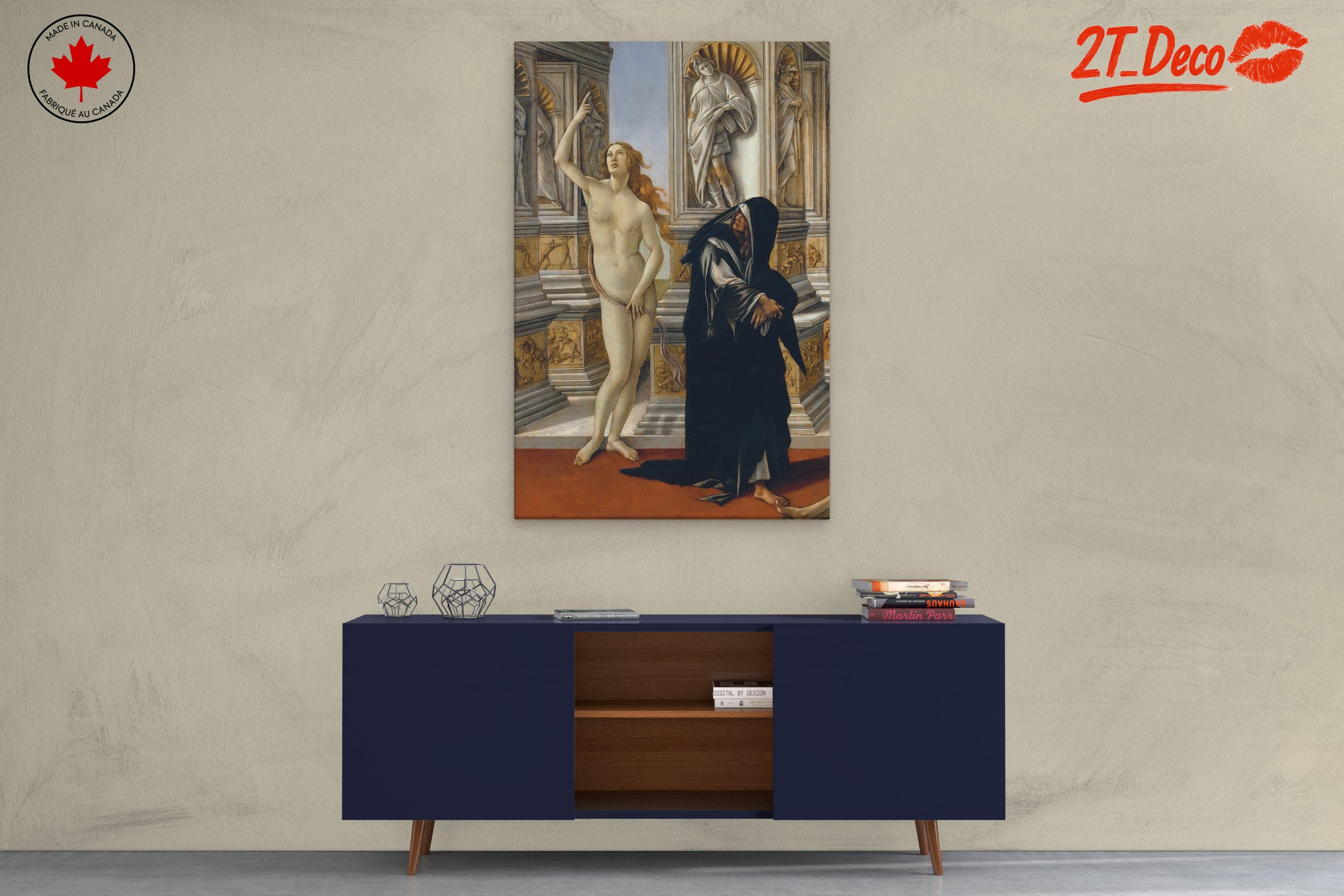 Classical Nude and Religious Figures Artwork - Image 3