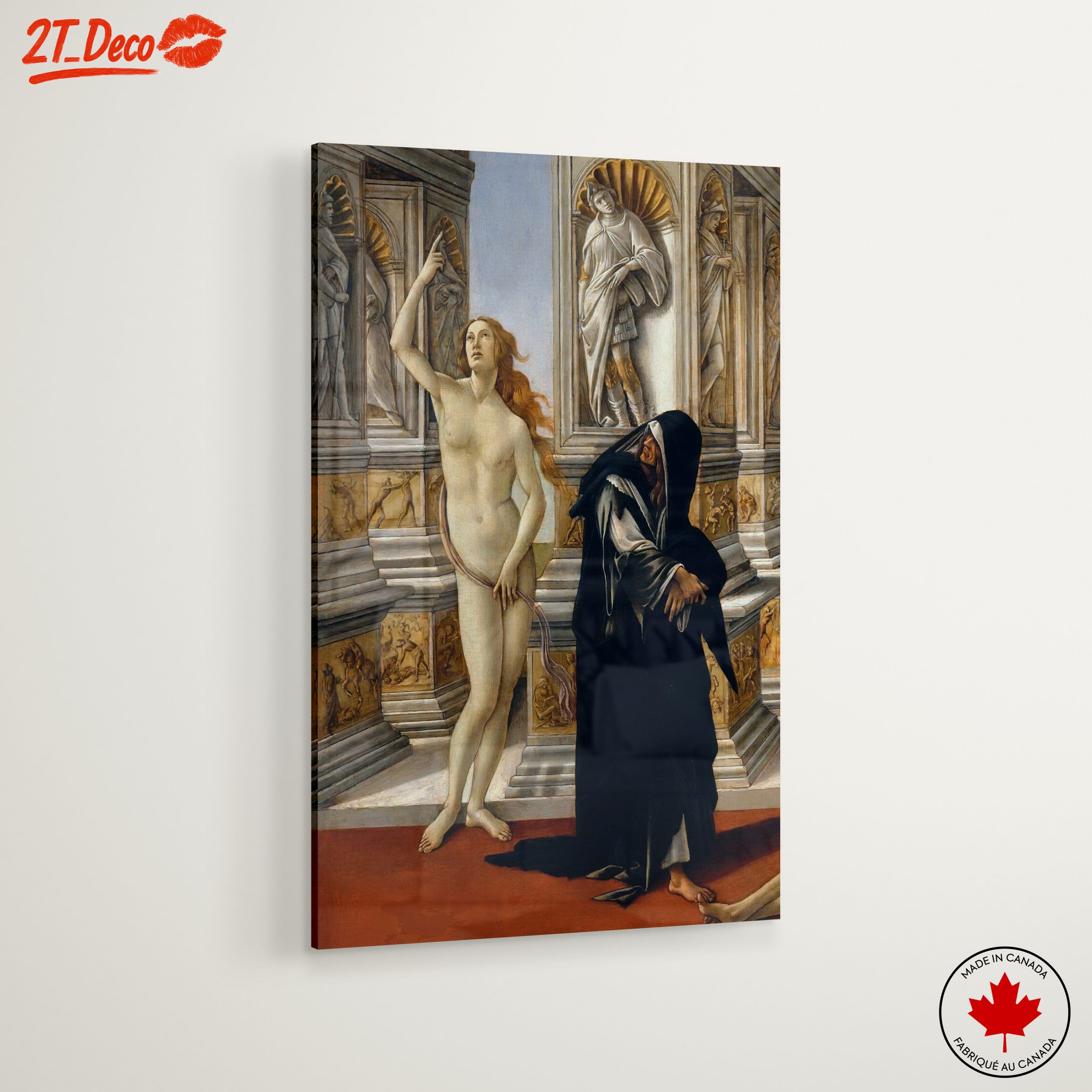 Classical Nude and Religious Figures Artwork - Image 6
