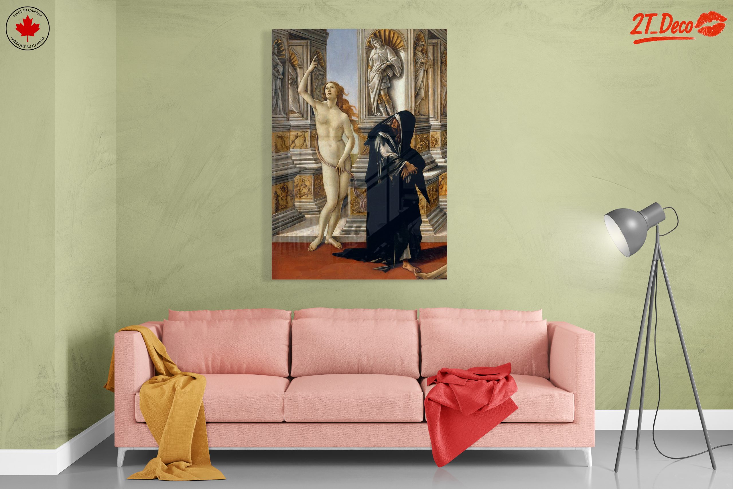 Classical Nude and Religious Figures Artwork - Image 7