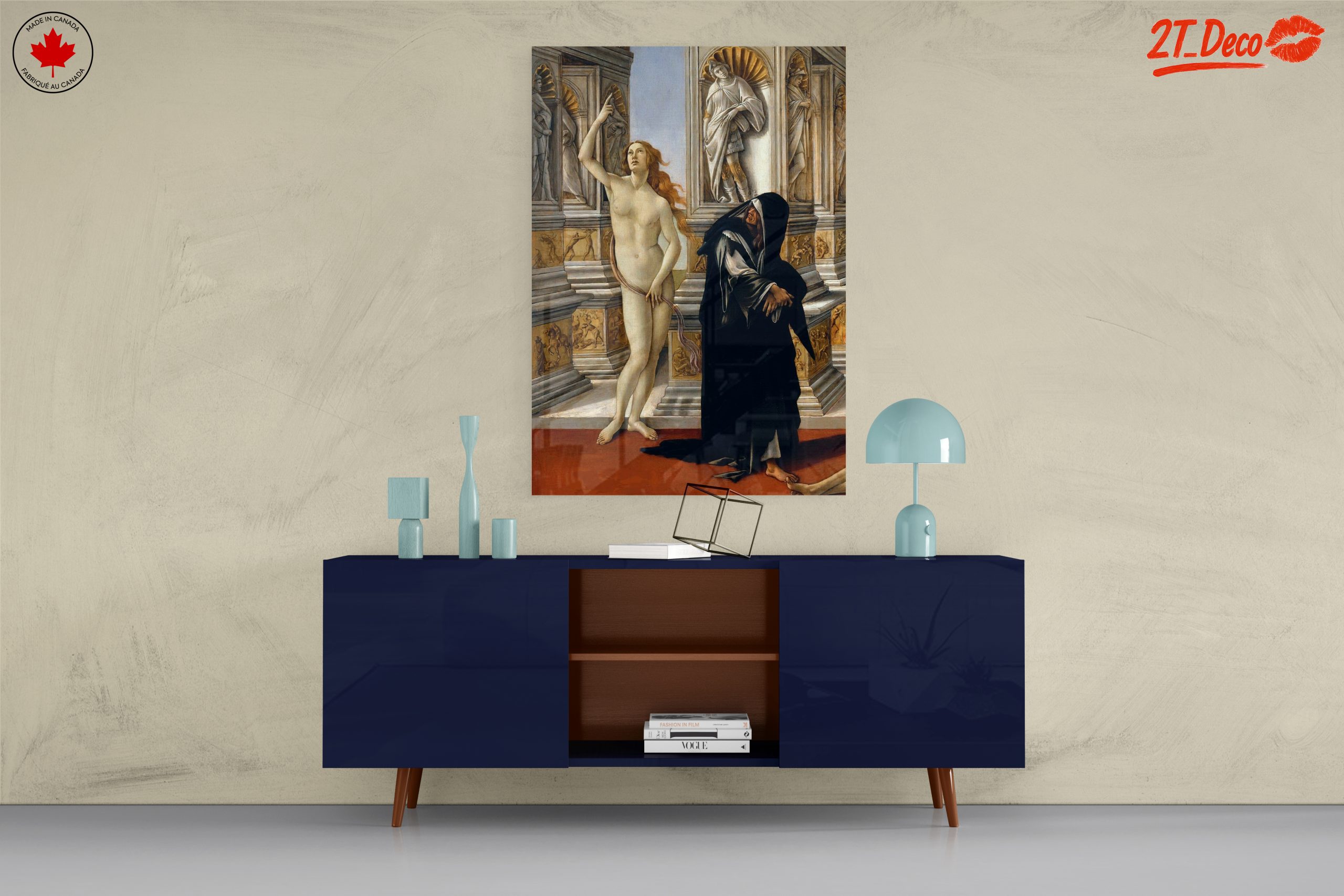 Classical Nude and Religious Figures Artwork - Image 8