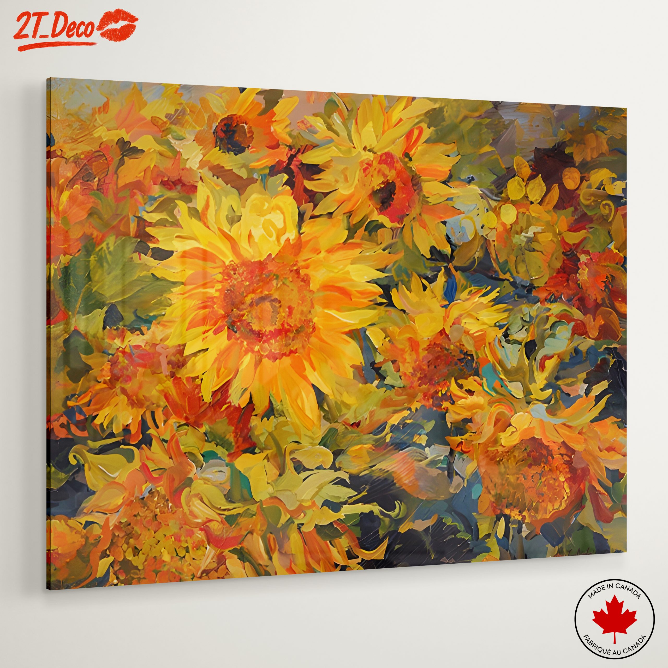 Vibrant Sunflower Artwork for Nature Lovers - Image 6
