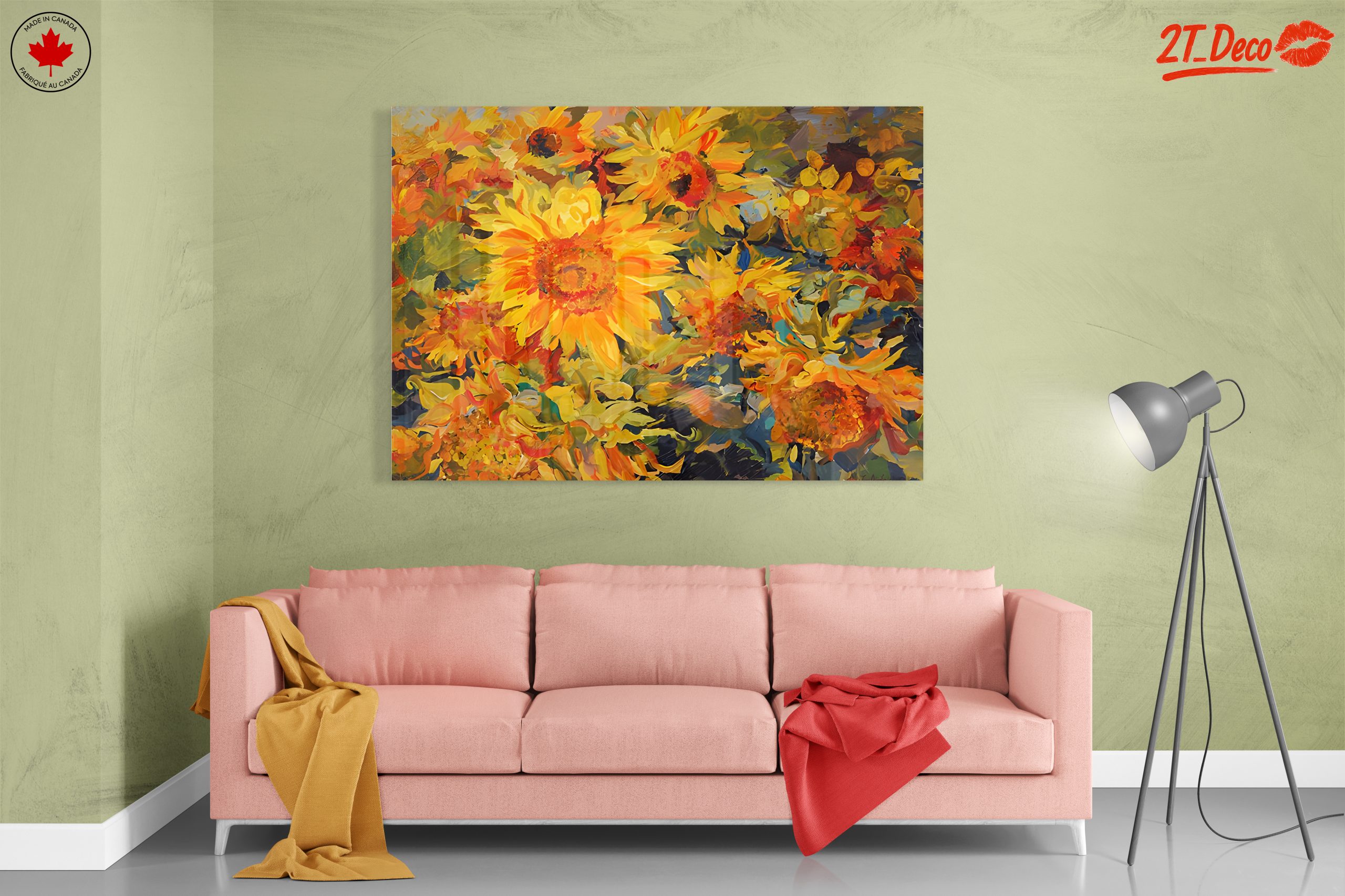 Vibrant Sunflower Artwork for Nature Lovers - Image 7