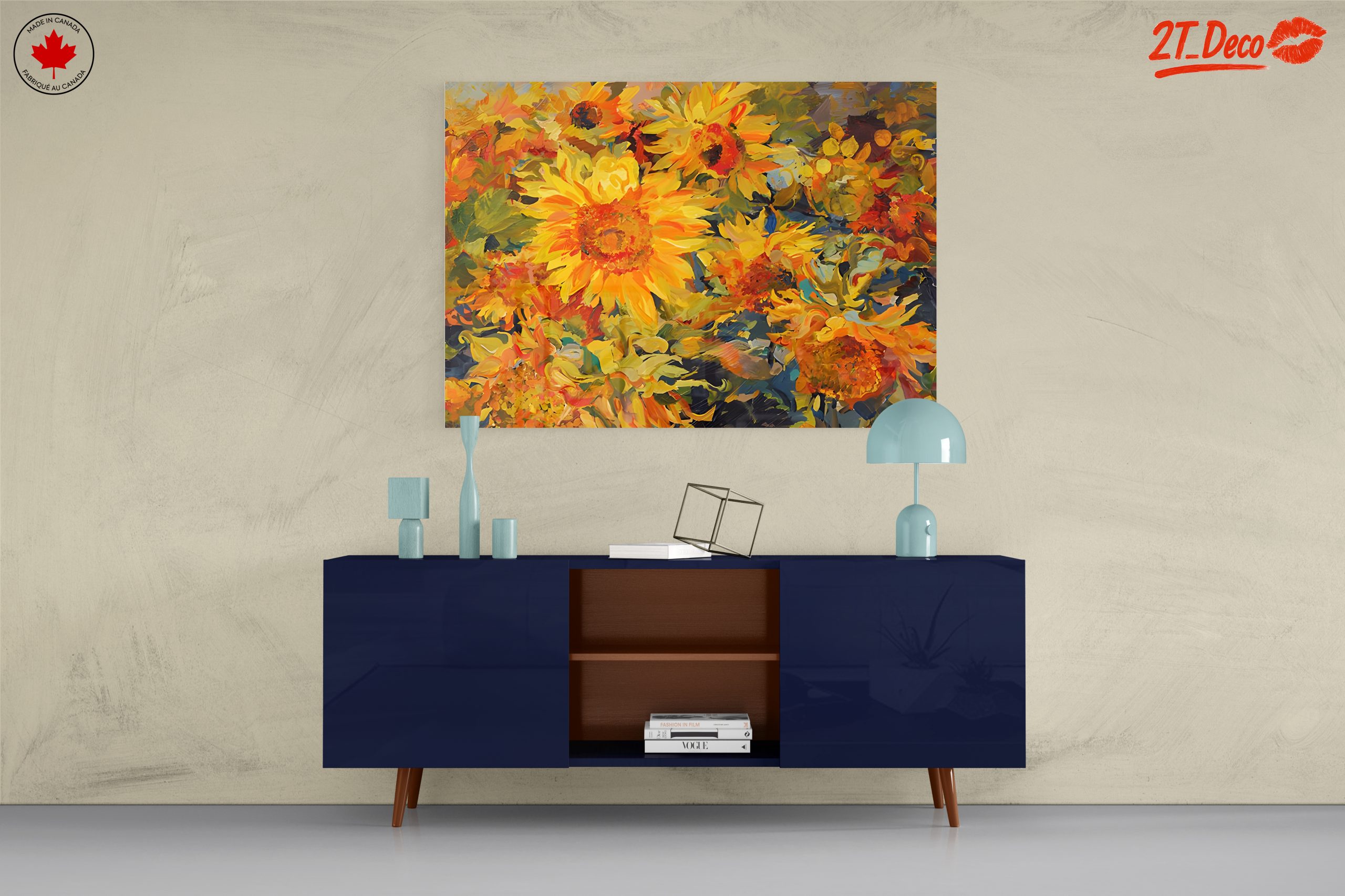 Vibrant Sunflower Artwork for Nature Lovers - Image 8