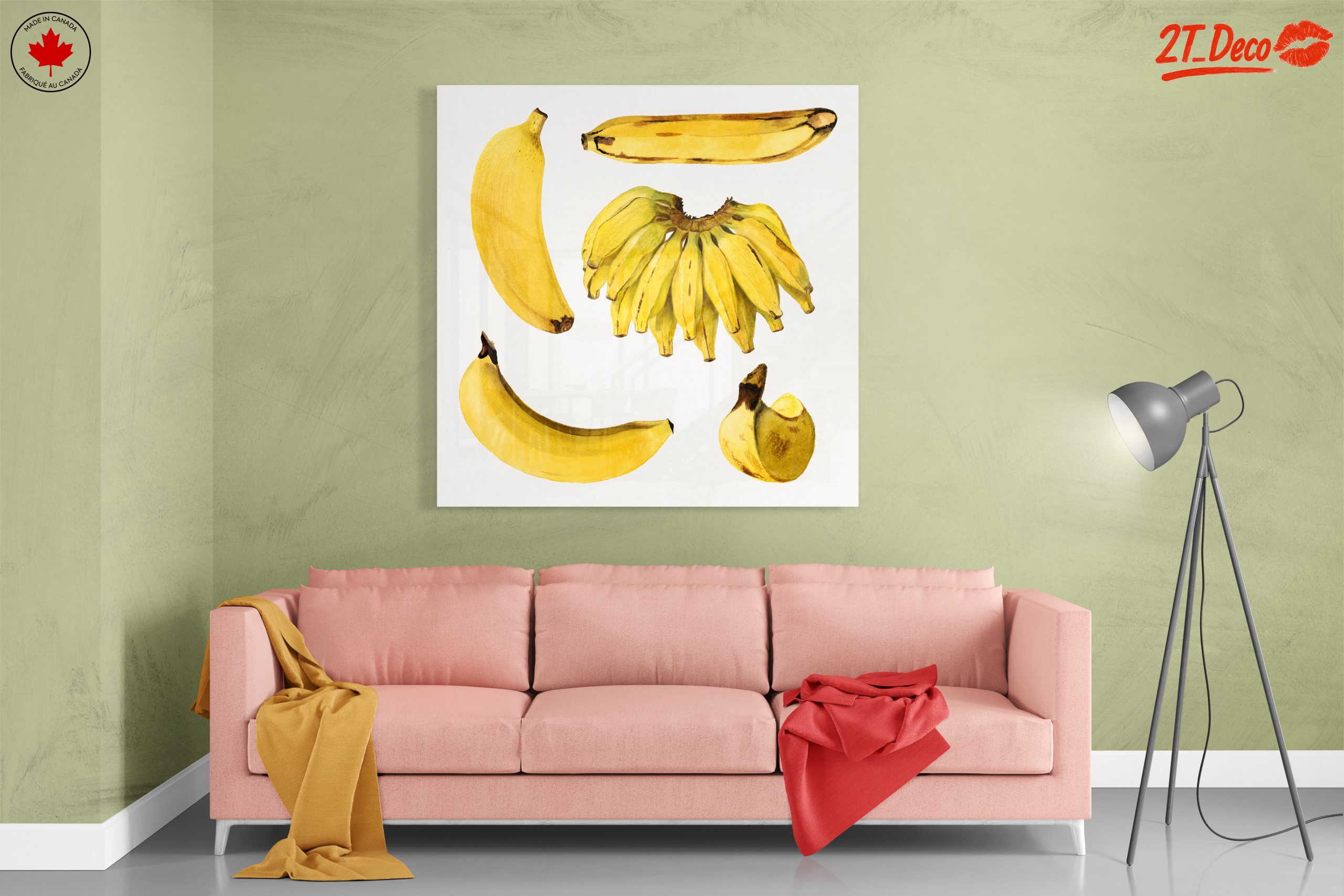 Colorful Abstract Banana Artwork - Image 7