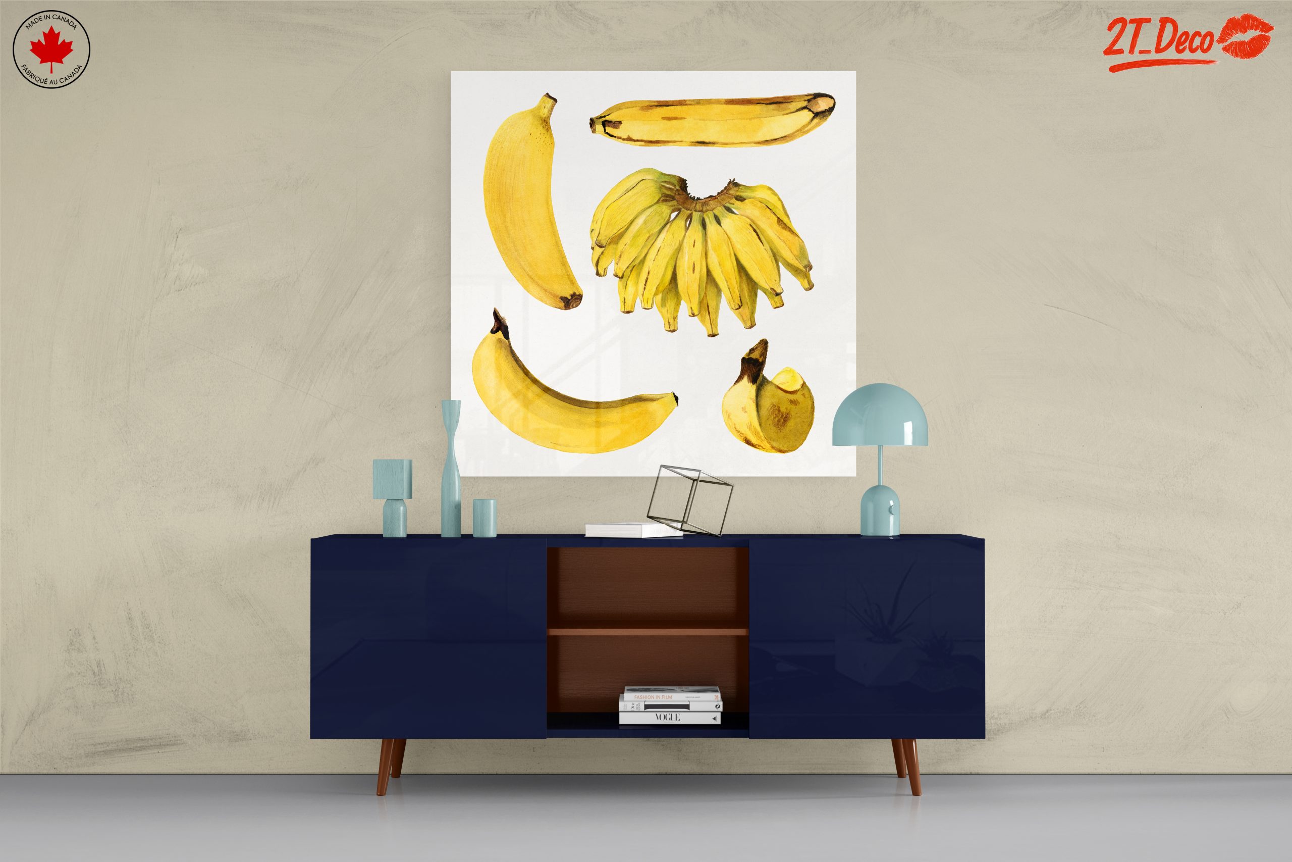 Colorful Abstract Banana Artwork - Image 8