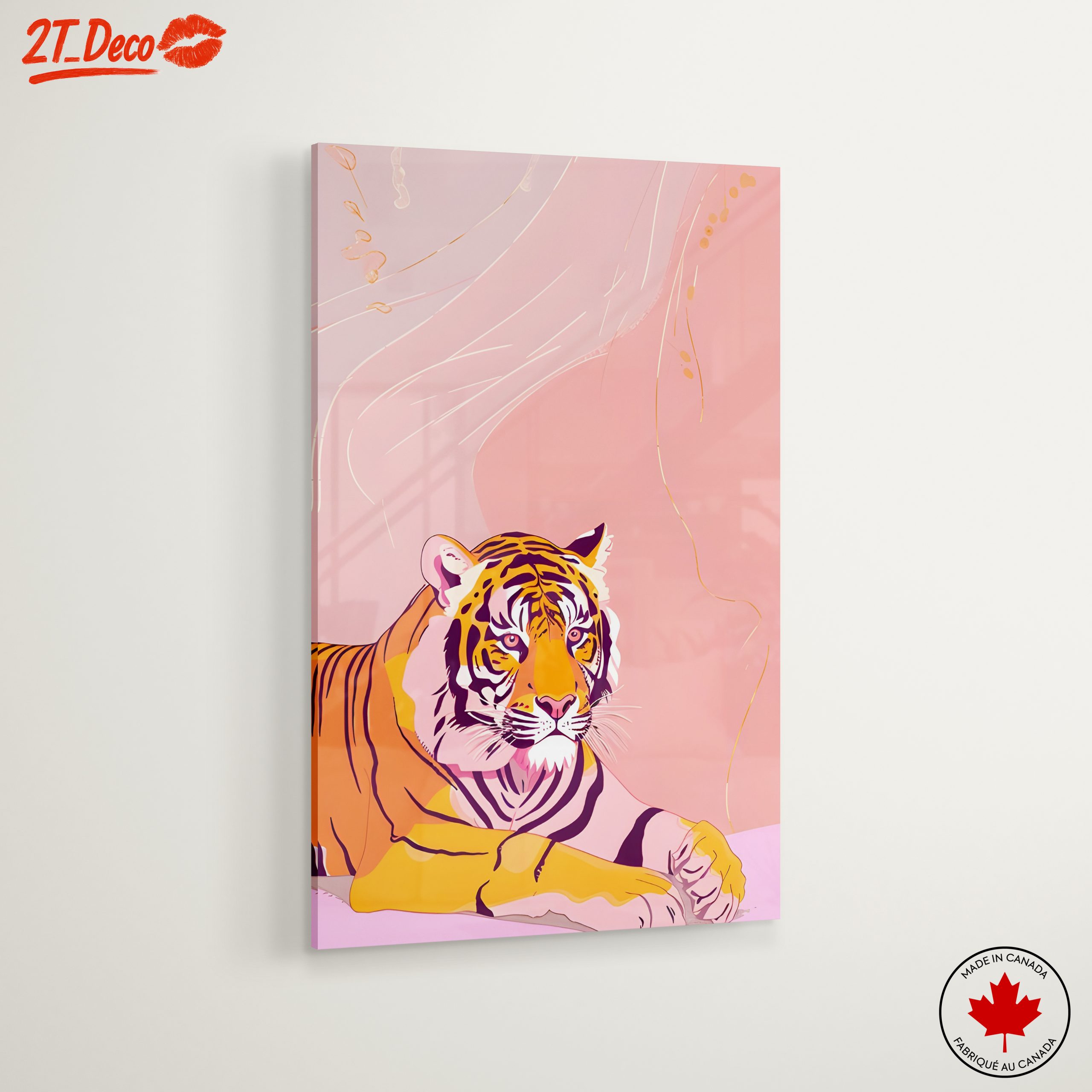 Stylized Tiger Art for Contemporary Spaces - Image 6