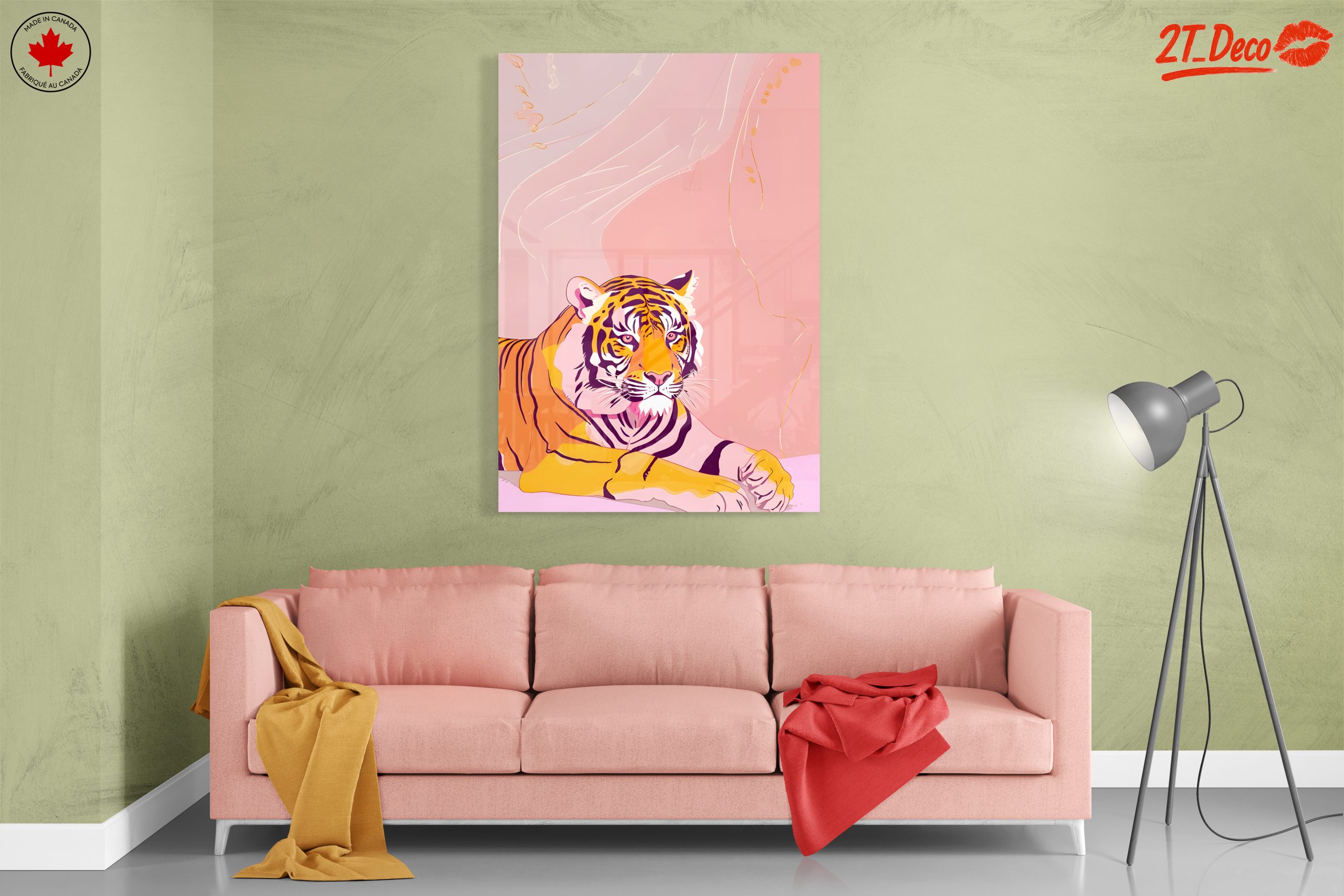 Stylized Tiger Art for Contemporary Spaces - Image 7