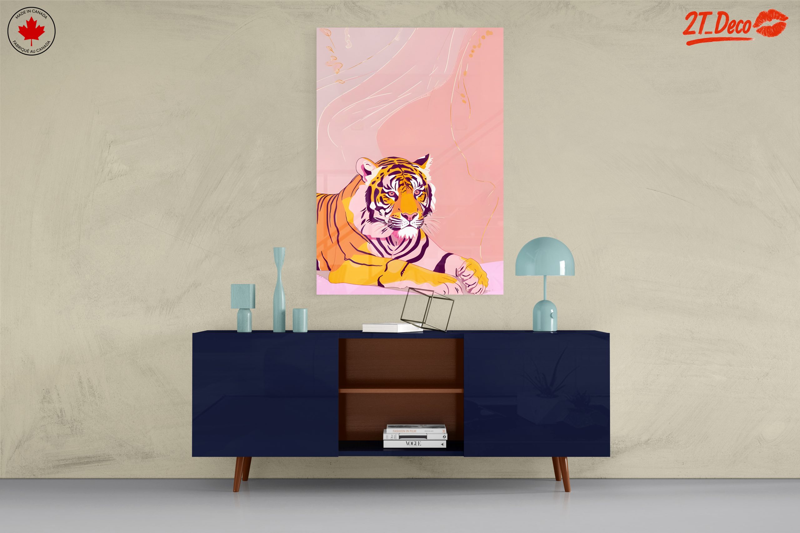 Stylized Tiger Art for Contemporary Spaces - Image 8